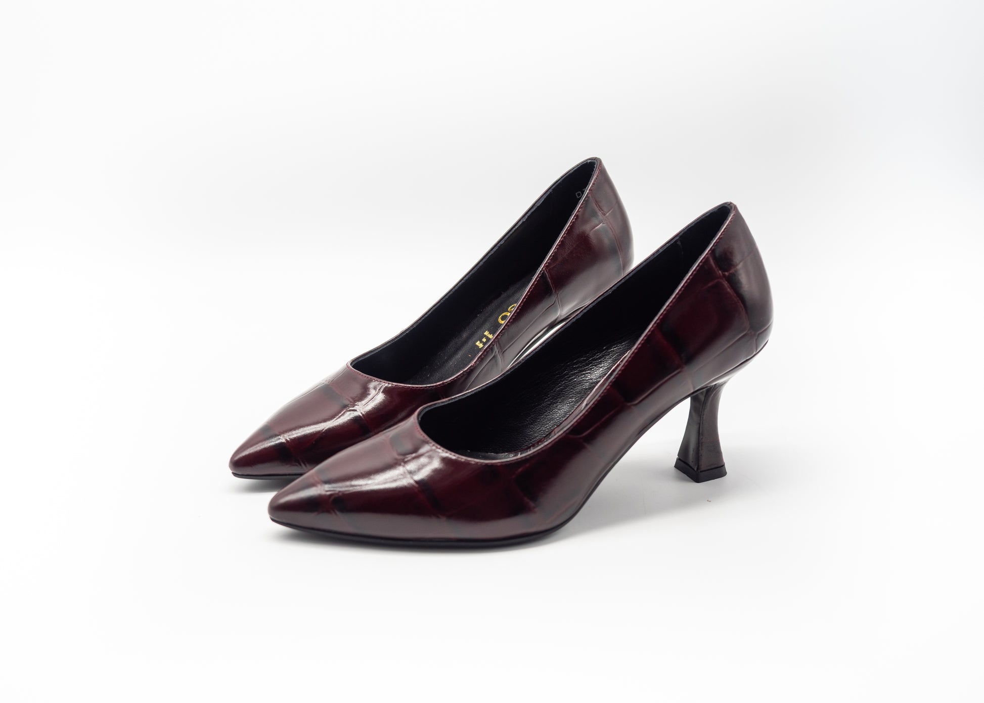 MELLUSO - DECOLETTE STAMPA COCCO BORDEAUX