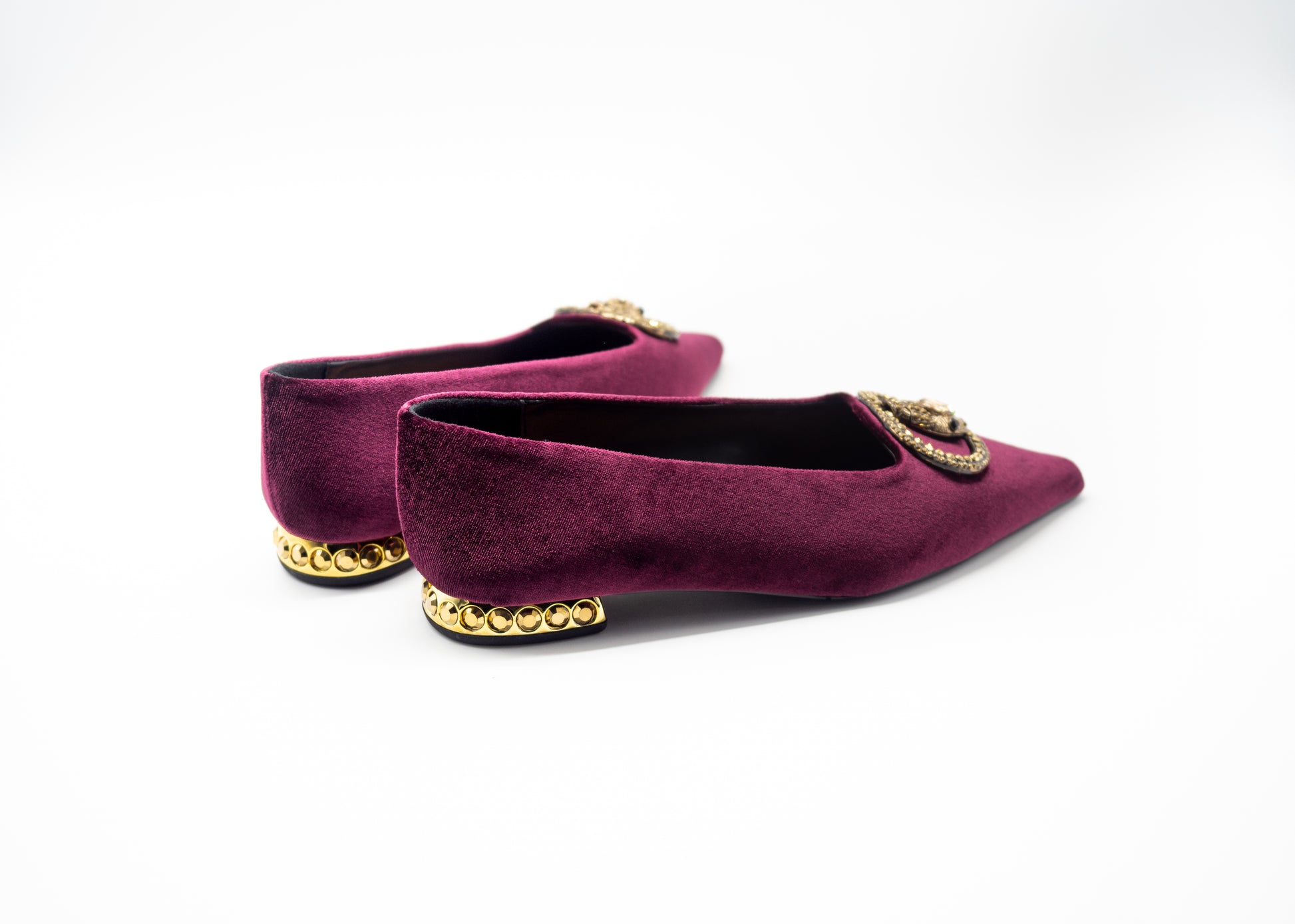 EXÉ - BALLERINA VELLUTO BORDEAUX