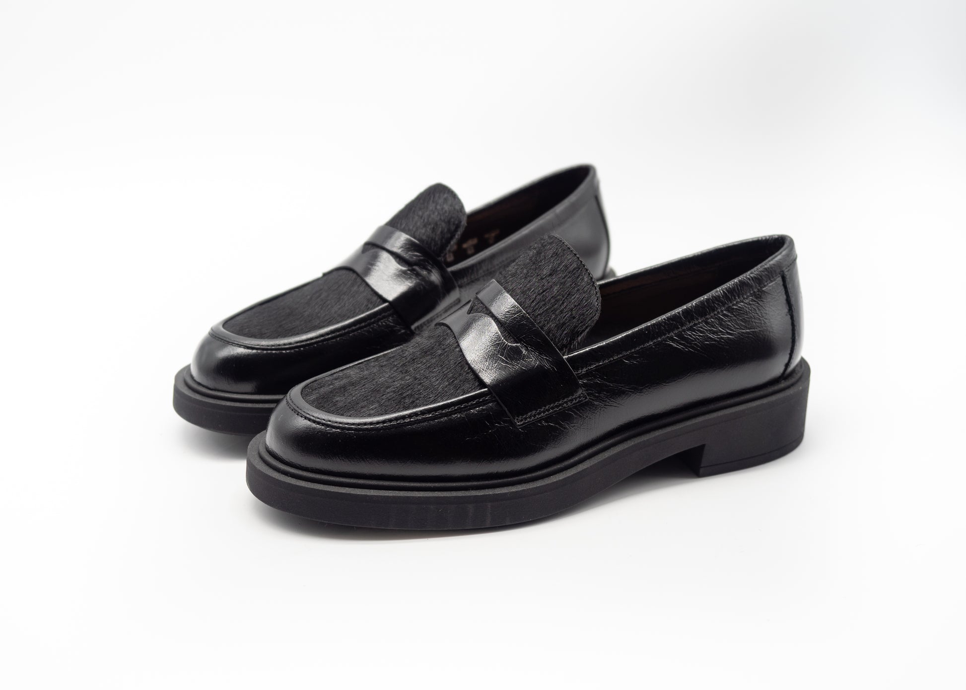 FRAU - MOCASSINO CAVALLINO NERO