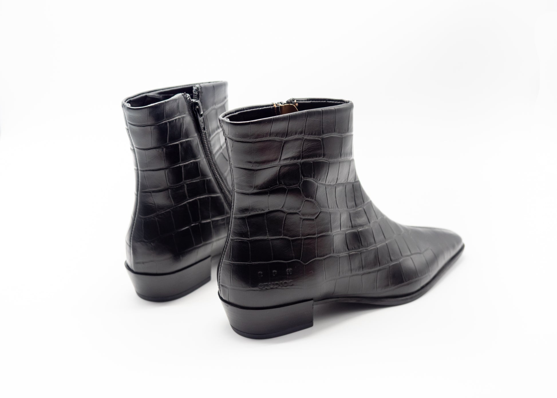 COPENHAGEN - CPH293 CROCO LEATHER BLACK