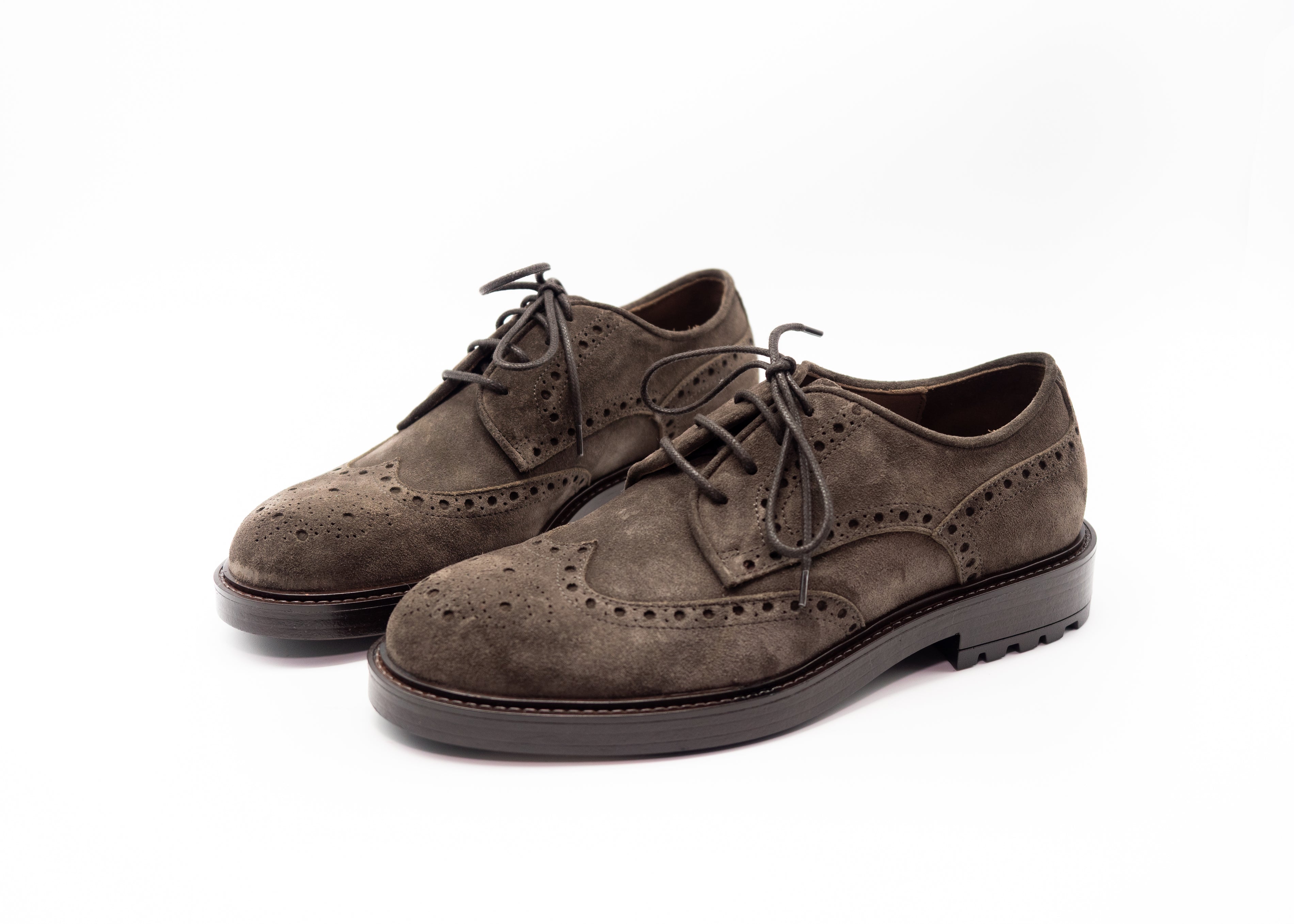 HUNDRED  - STRINGATA INGLESE VELOUR FANGO