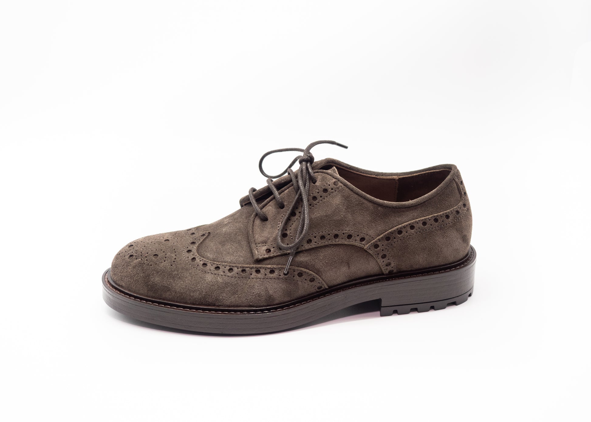 HUNDRED  - STRINGATA INGLESE VELOUR FANGO