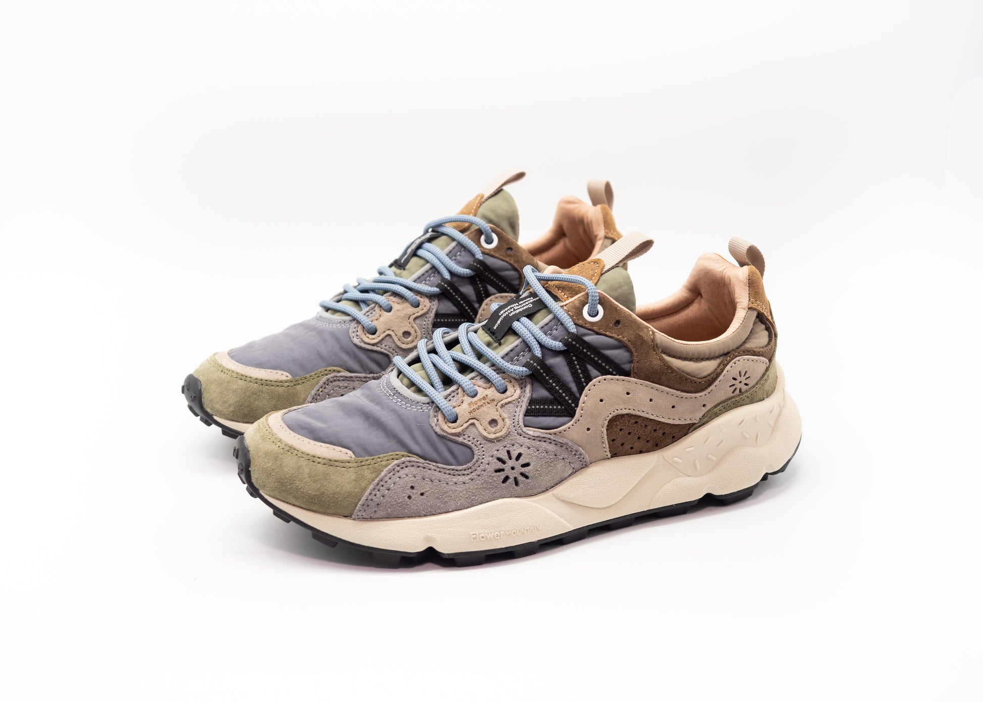 FLOWER MOUNTAIN - YAMANO 3 MILITARE GREY LIGHT BROWN