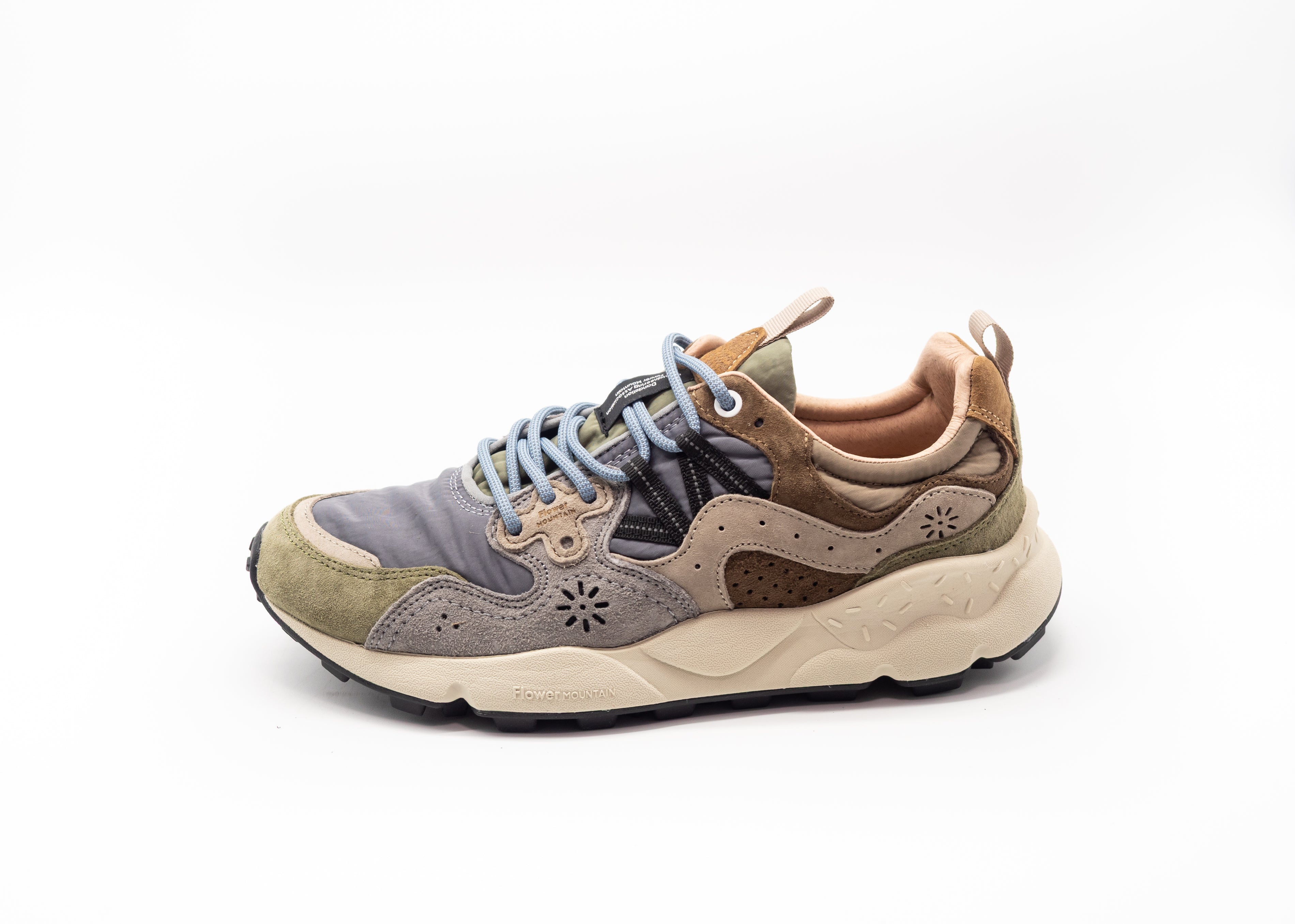 FLOWER MOUNTAIN - YAMANO 3 MILITARE GREY LIGHT BROWN