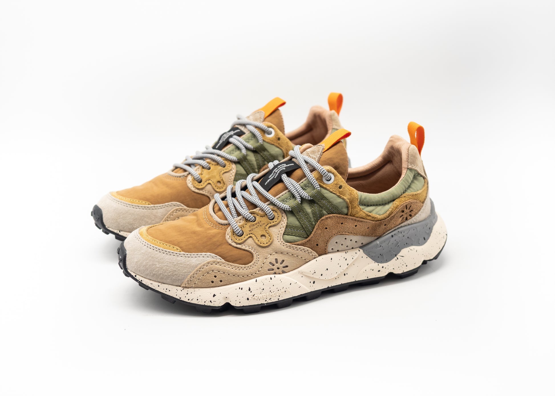 FLOWER MOUNTAIN - YAMANO 3 GREY LIGHT BROWN BEIGE