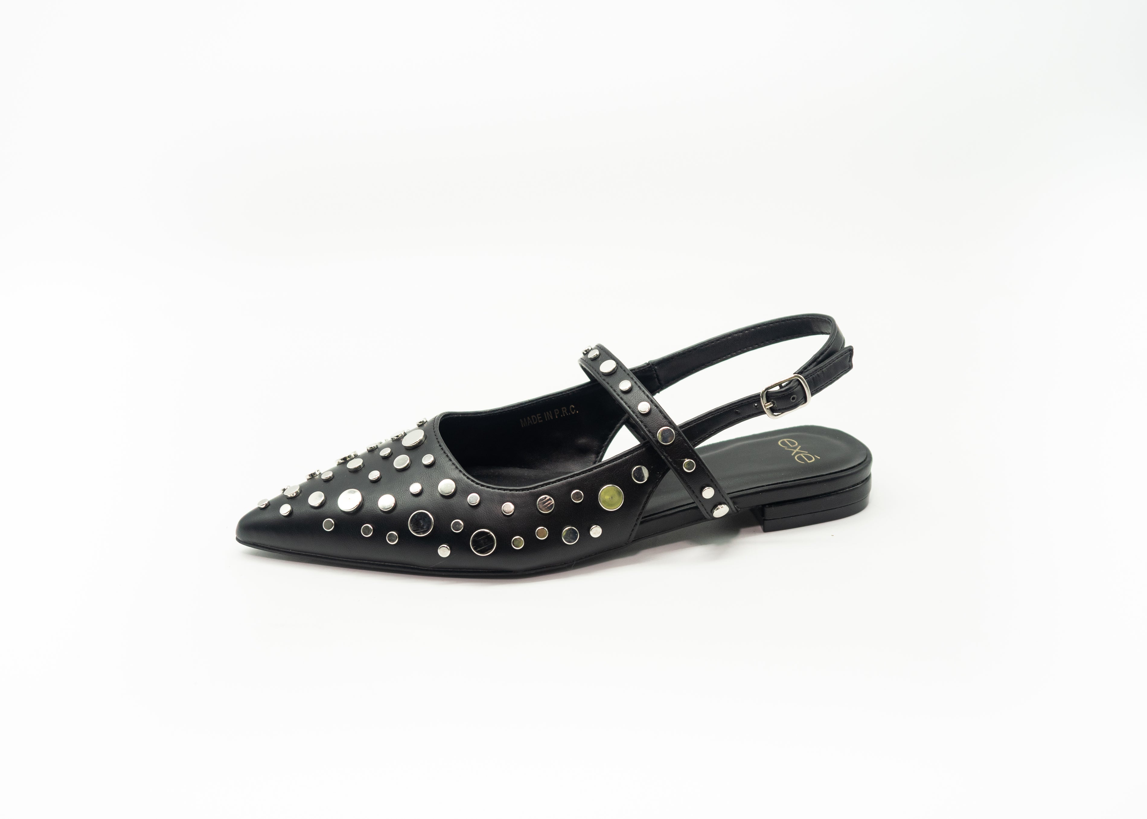 EXÉ - SLING BACK BORCHIE BLACK