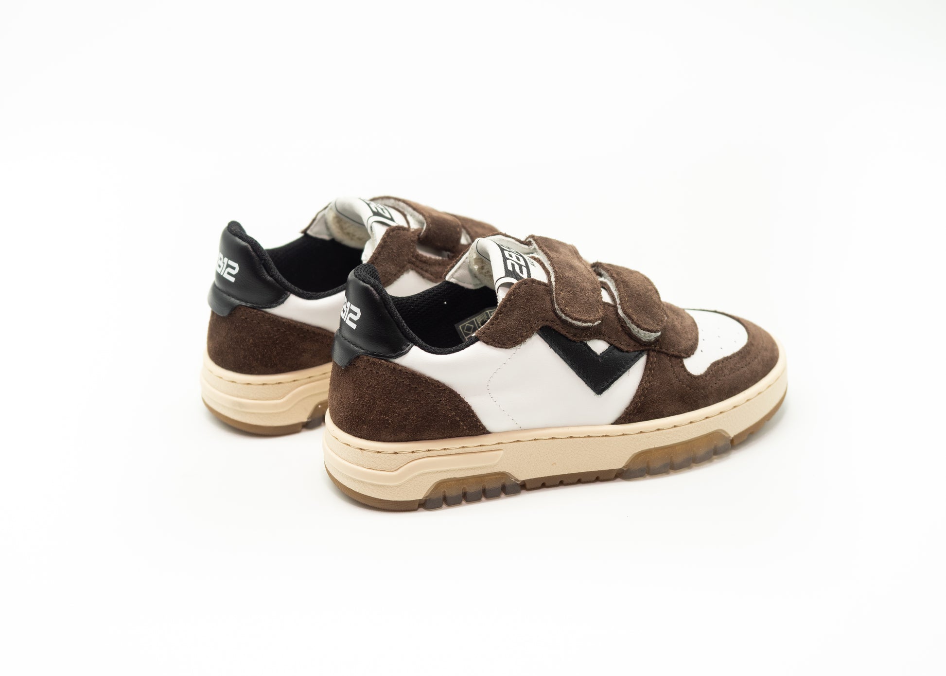 2B12 - MINI HYPER BROWN WHITE STRAPPO