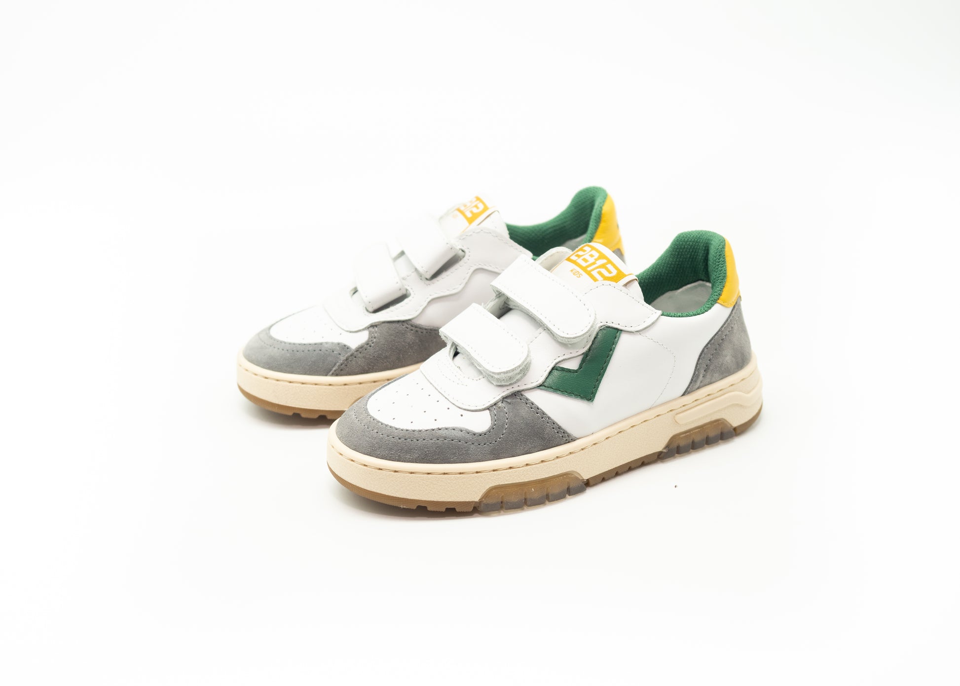 2B12 - MINI HYPER GREY WHITE YELLOW STRAPPO