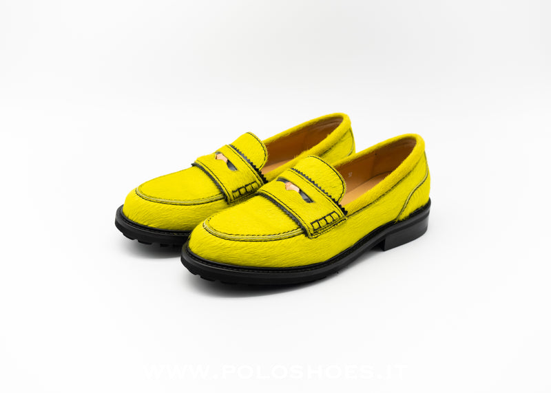 VIOLA RICCI - MOCASSINO CAVALLINO GIALLO