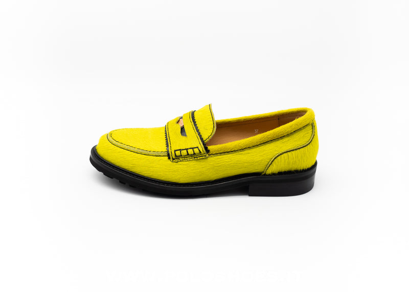 VIOLA RICCI - MOCASSINO CAVALLINO GIALLO