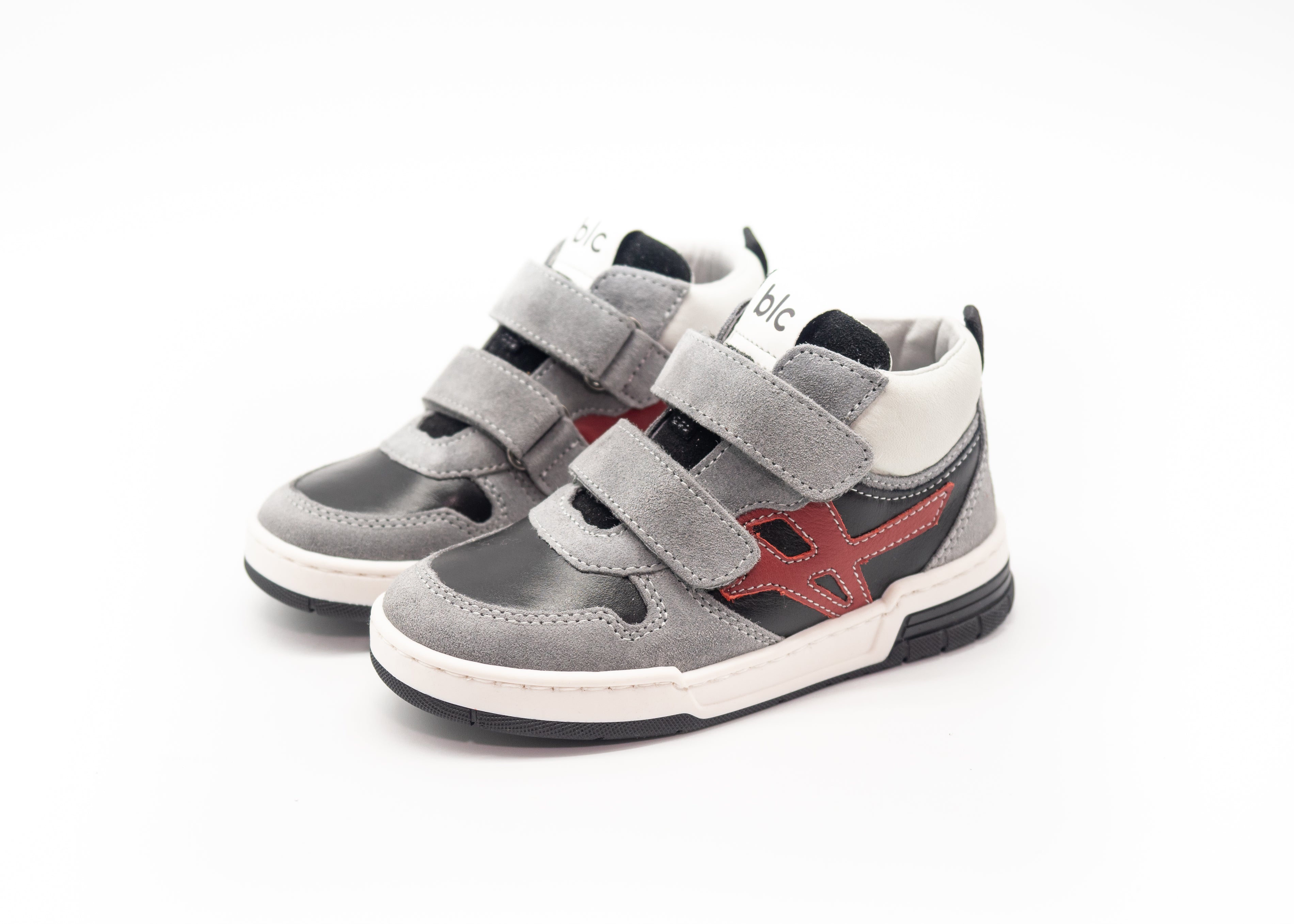 BALOCCHI - BASKET GRIGIO ROSSO