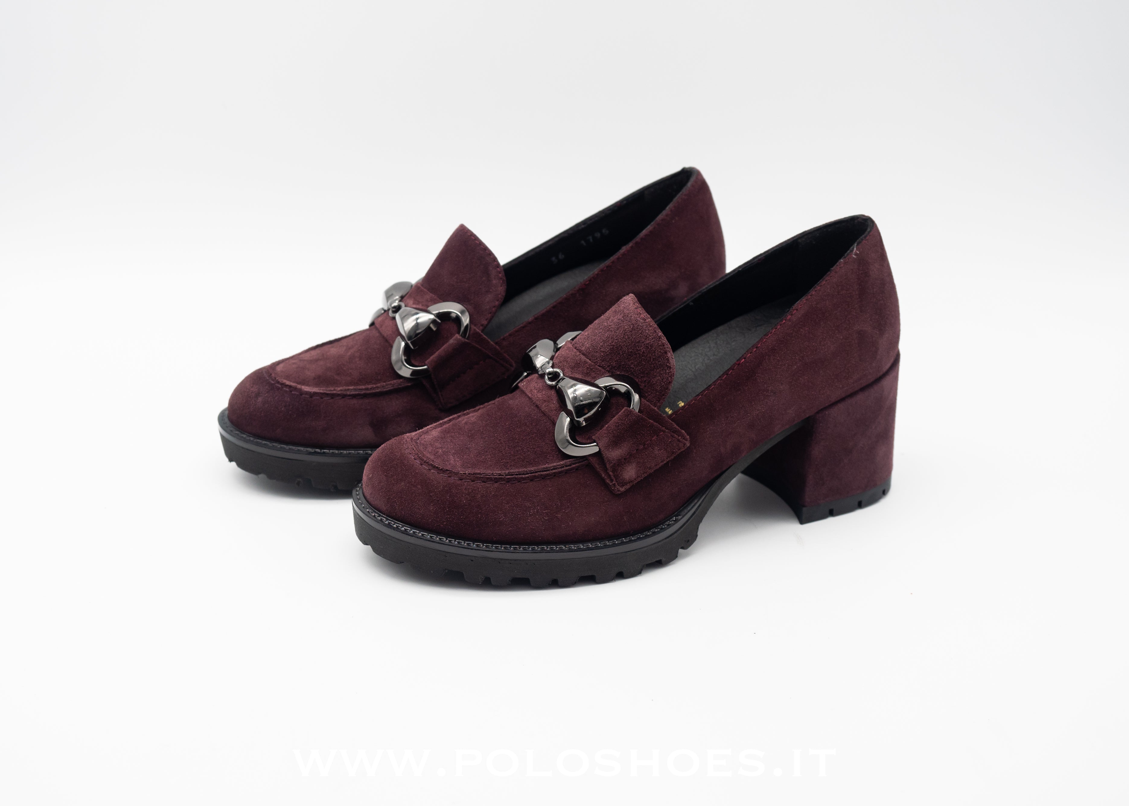 MELLUSO - MOCASSINO TACCO BORDEAUX