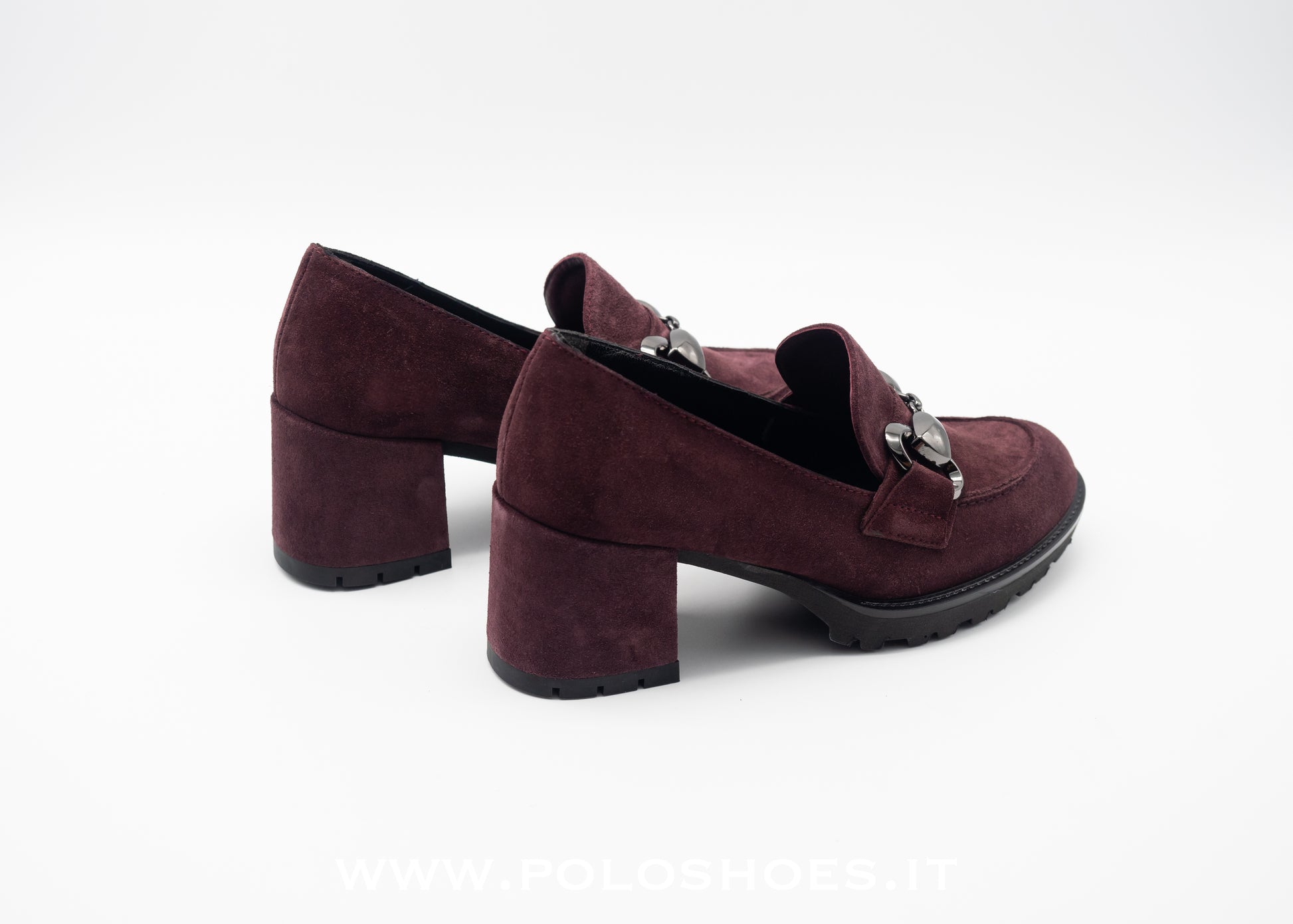 MELLUSO - MOCASSINO TACCO BORDEAUX