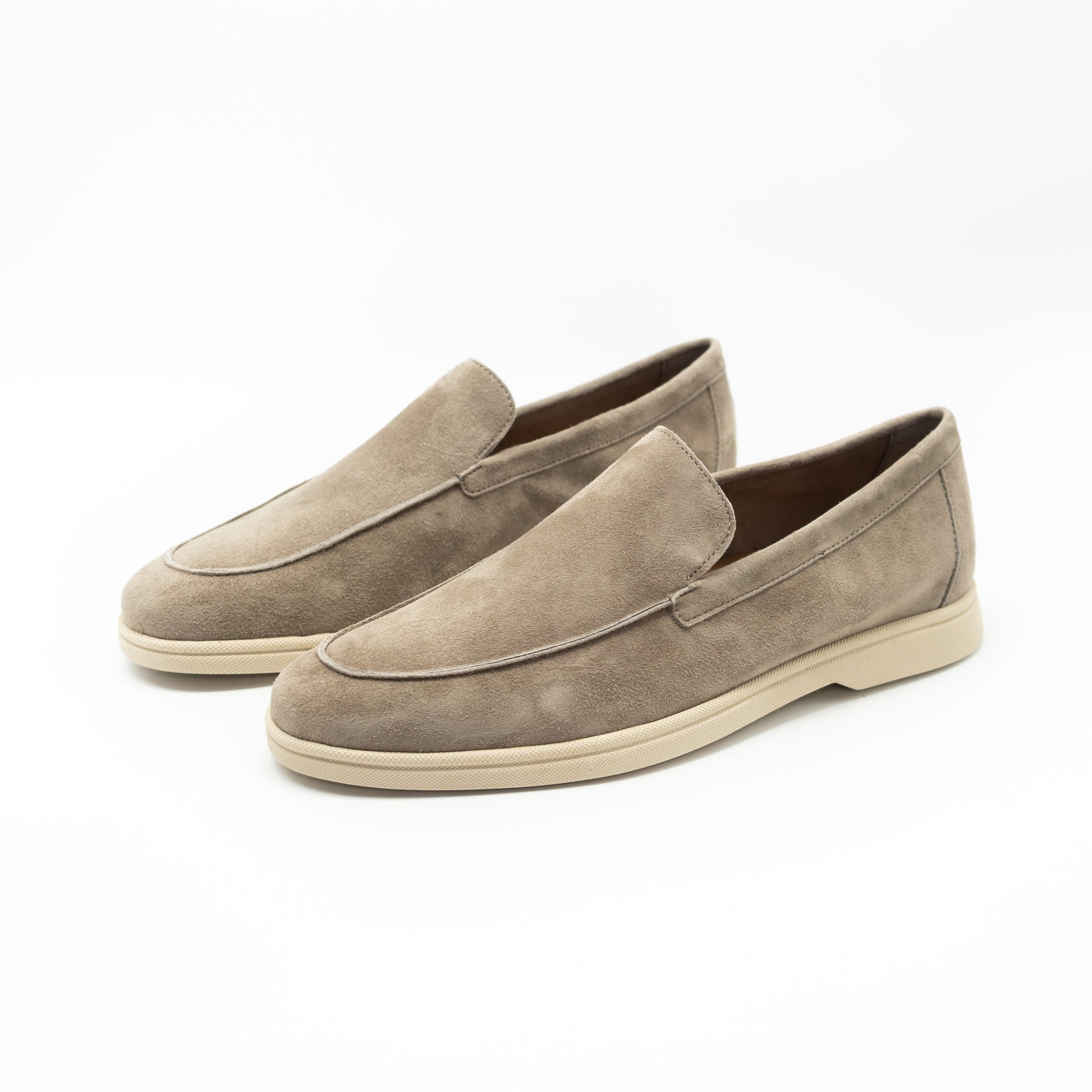 FRAU - SLIP ON PELLE CAMOSCIO SABBIA