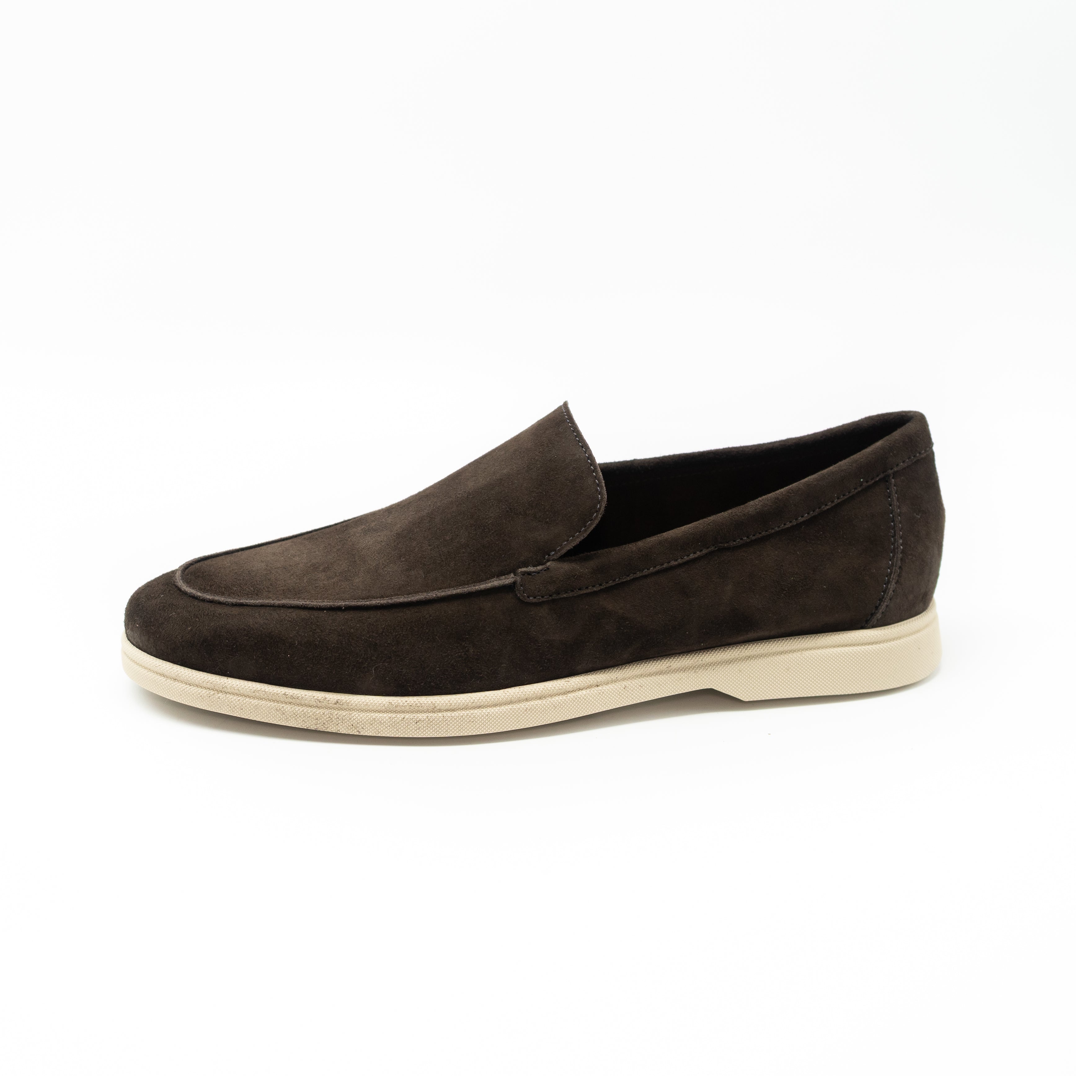 FRAU - SLIP ON PELLE CAMOSCIO CACAO