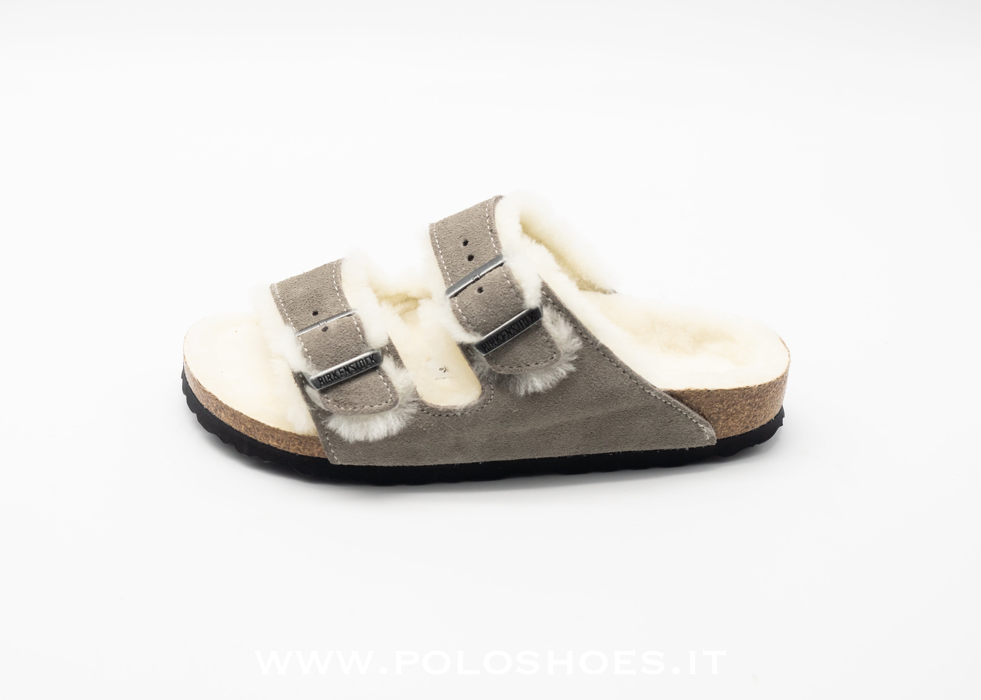 BIRKENSTOCK - ARIZONA PELLICCIA GRIGIA