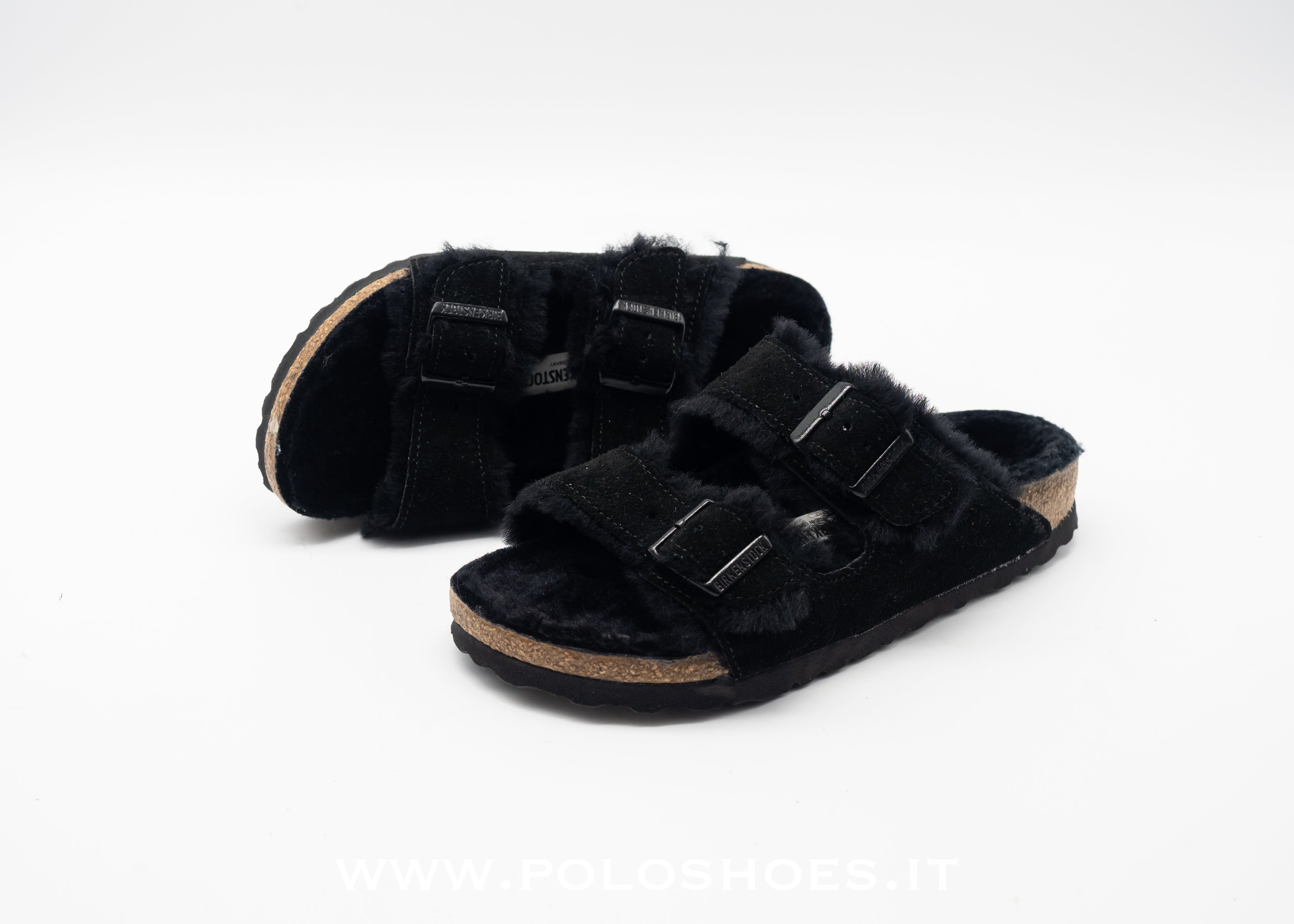 BIRKENSTOCK - ARIZONA PELLICCIA  NERO