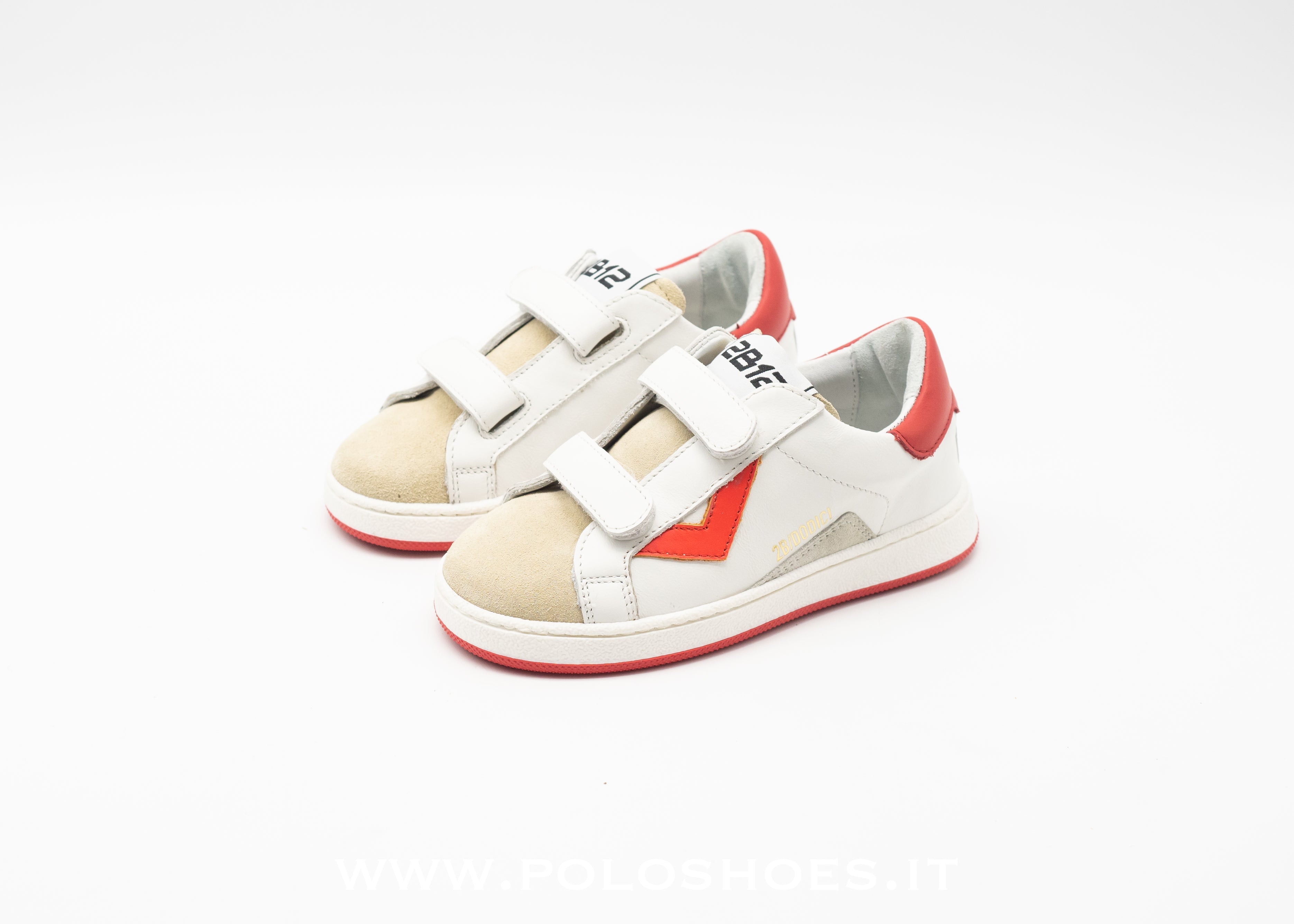 2B12 - BABY SUPRIME 20 WHITE ROSSO