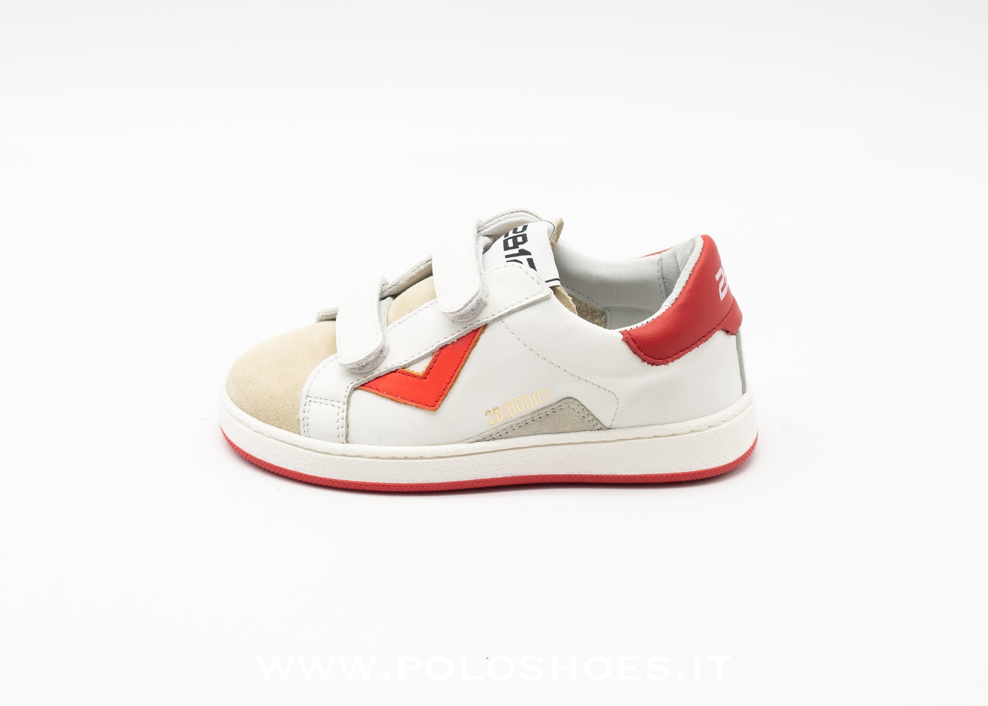 2B12 - BABY SUPRIME 20 WHITE ROSSO