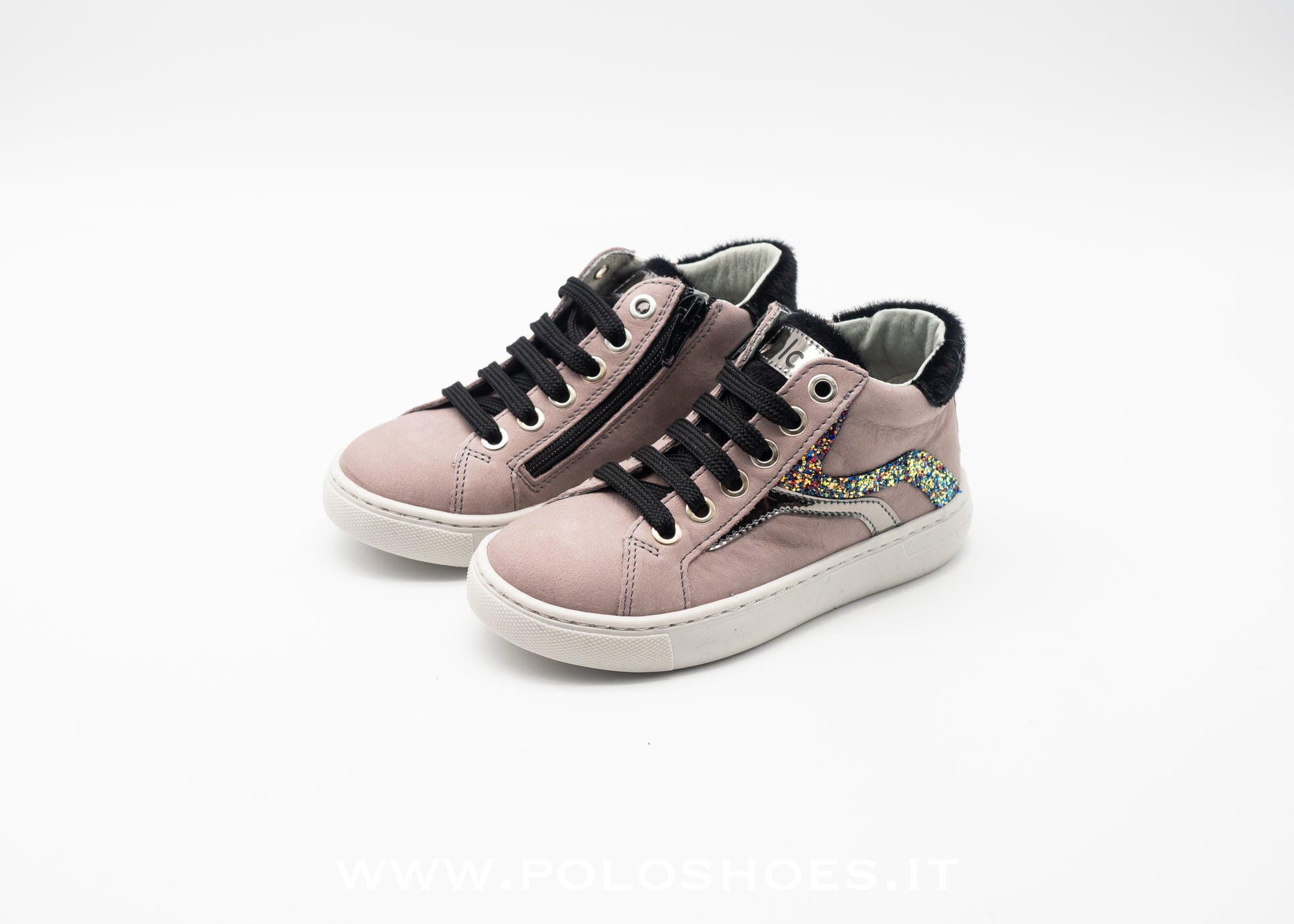 BALOCCHI - SNEAKERS ALTA MOIRA ORCHIDEA