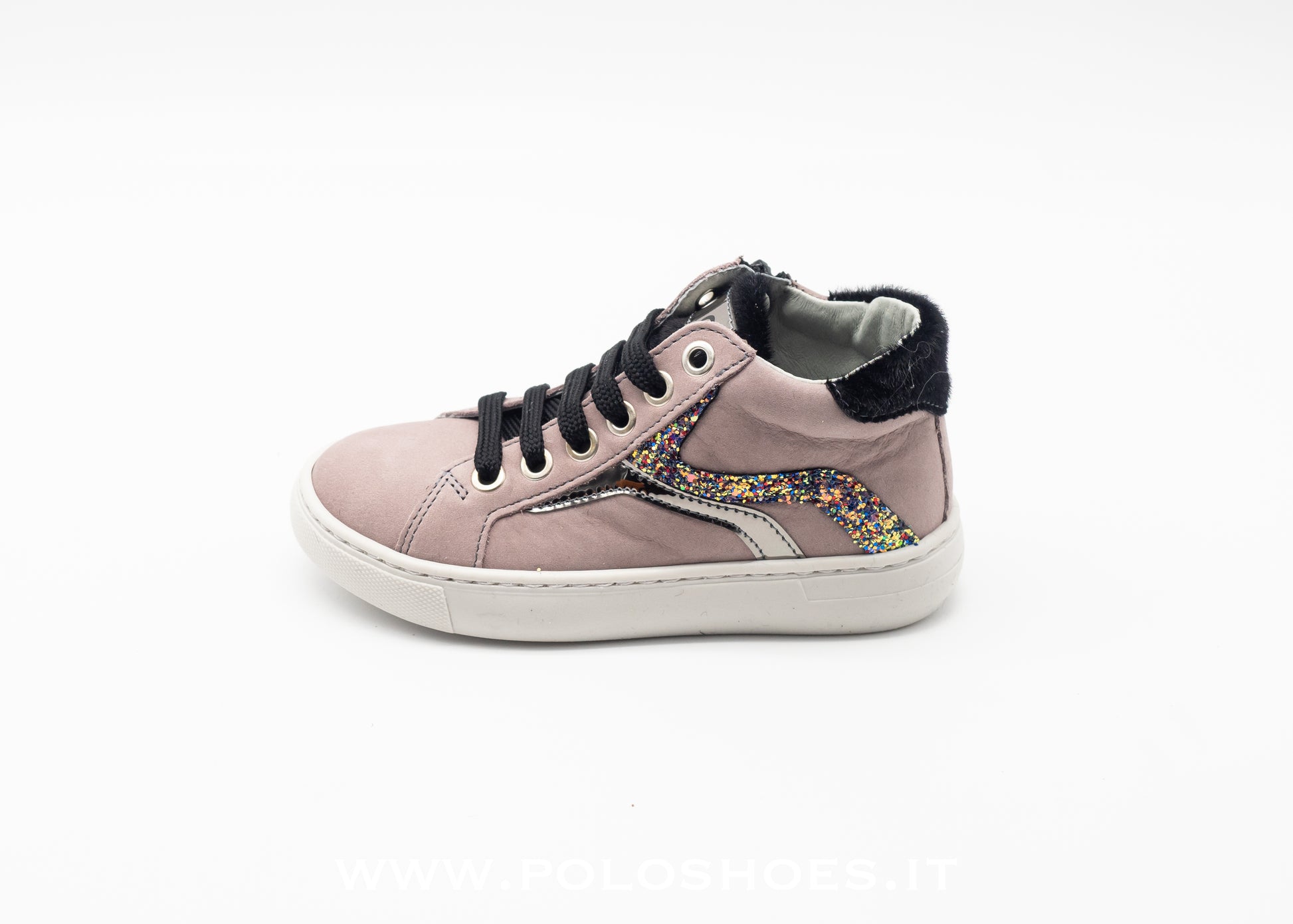 BALOCCHI - SNEAKERS ALTA MOIRA ORCHIDEA