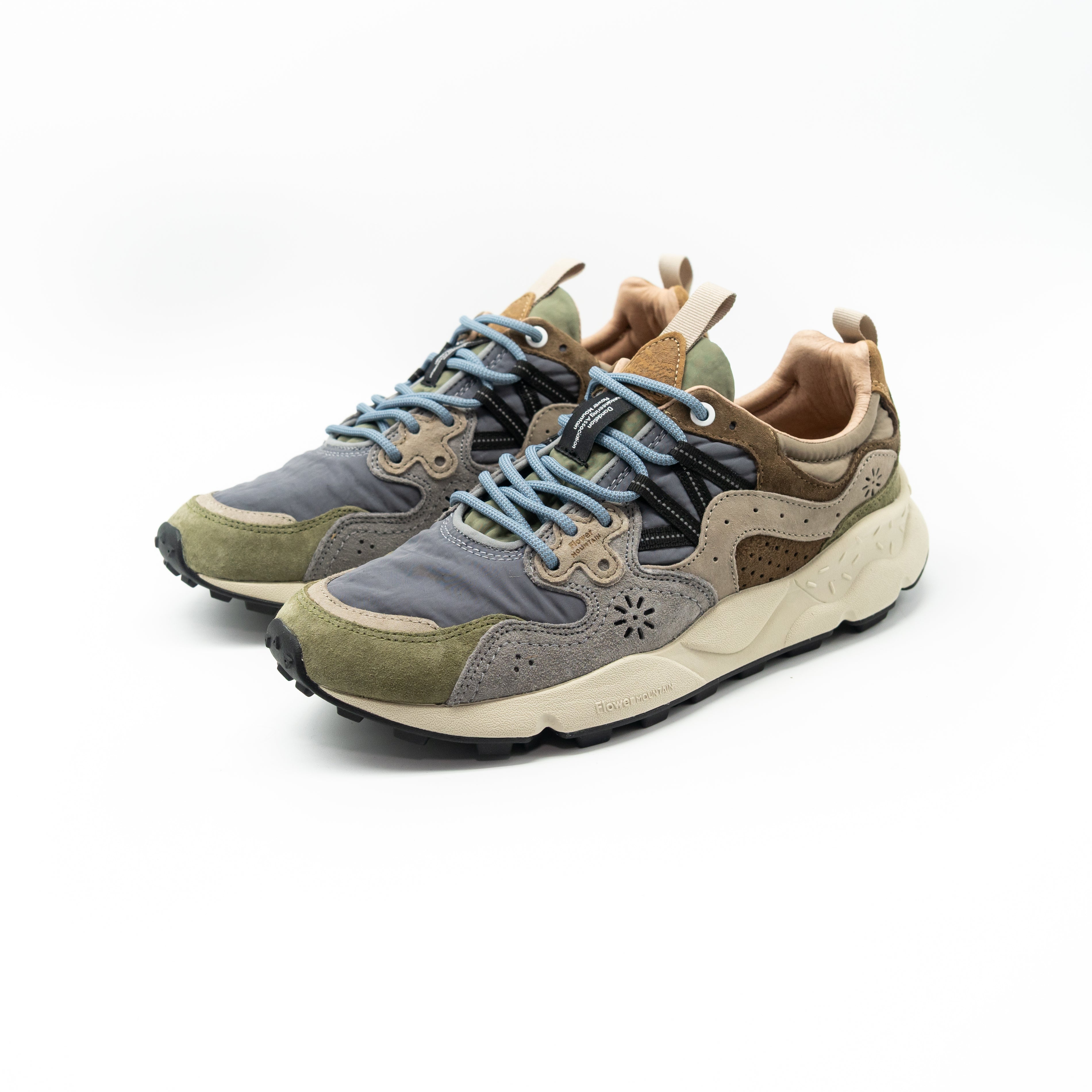 FLOWER MOUNTAIN - YAMANO 3 MILITARE GREY LIGHT BROWN