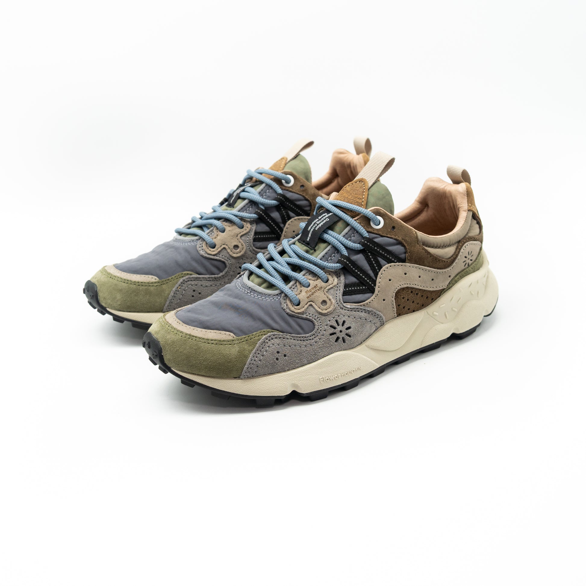 FLOWER MOUNTAIN - YAMANO 3 MILITARE GREY LIGHT BROWN