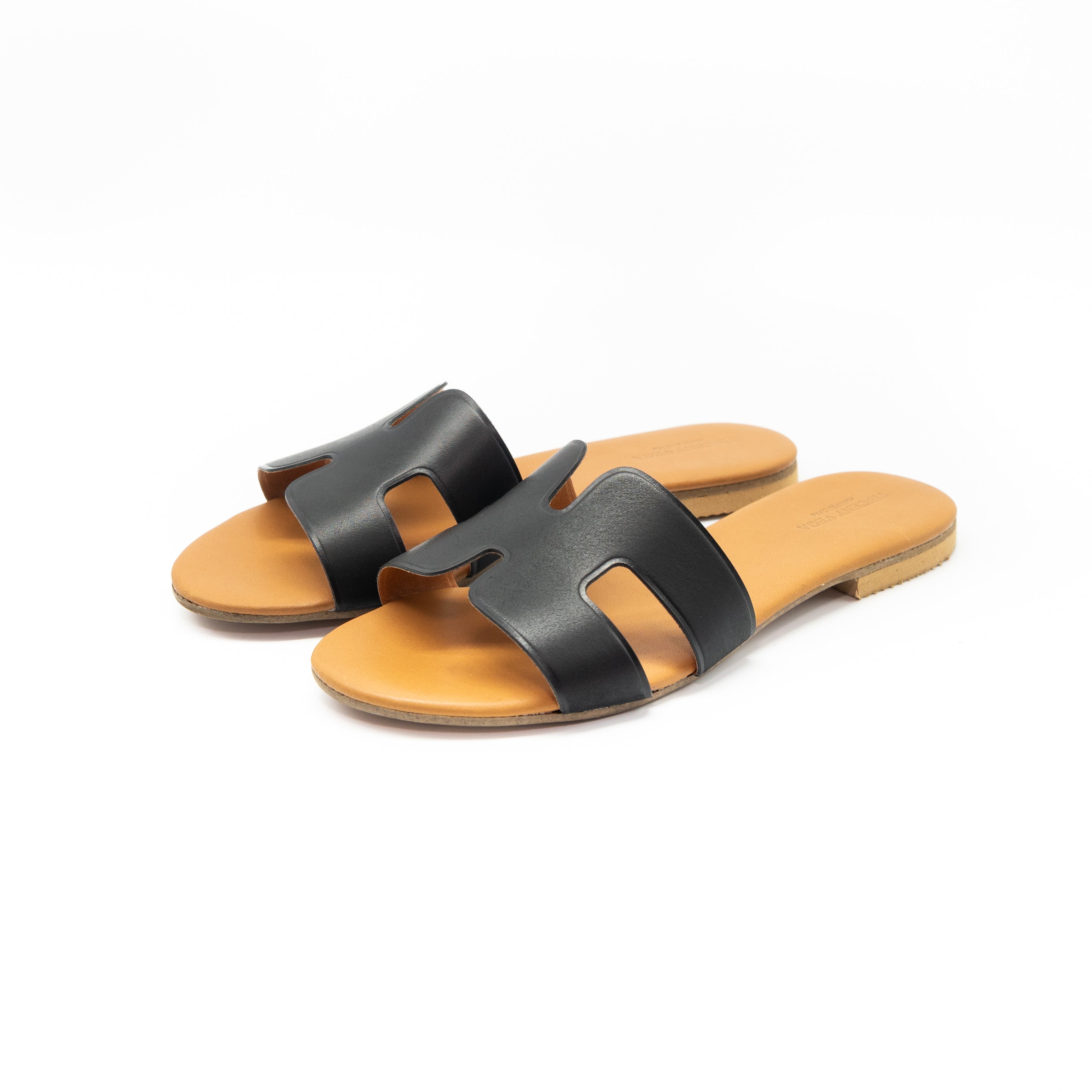 VINCENT VEGA - CIABATTINA FASCIA BLACK