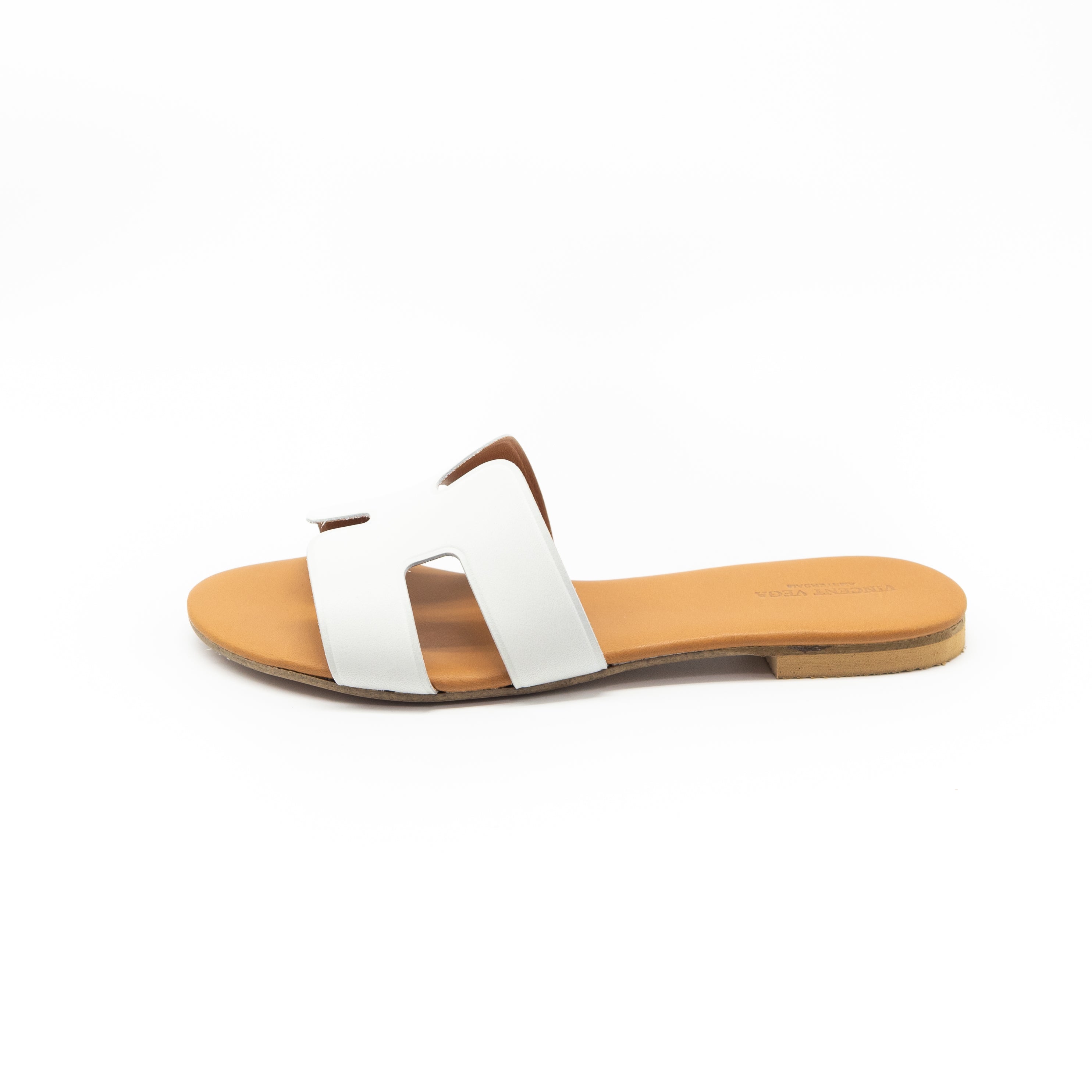 VINCENT VEGA - CIABATTINA FASCIA WHITE