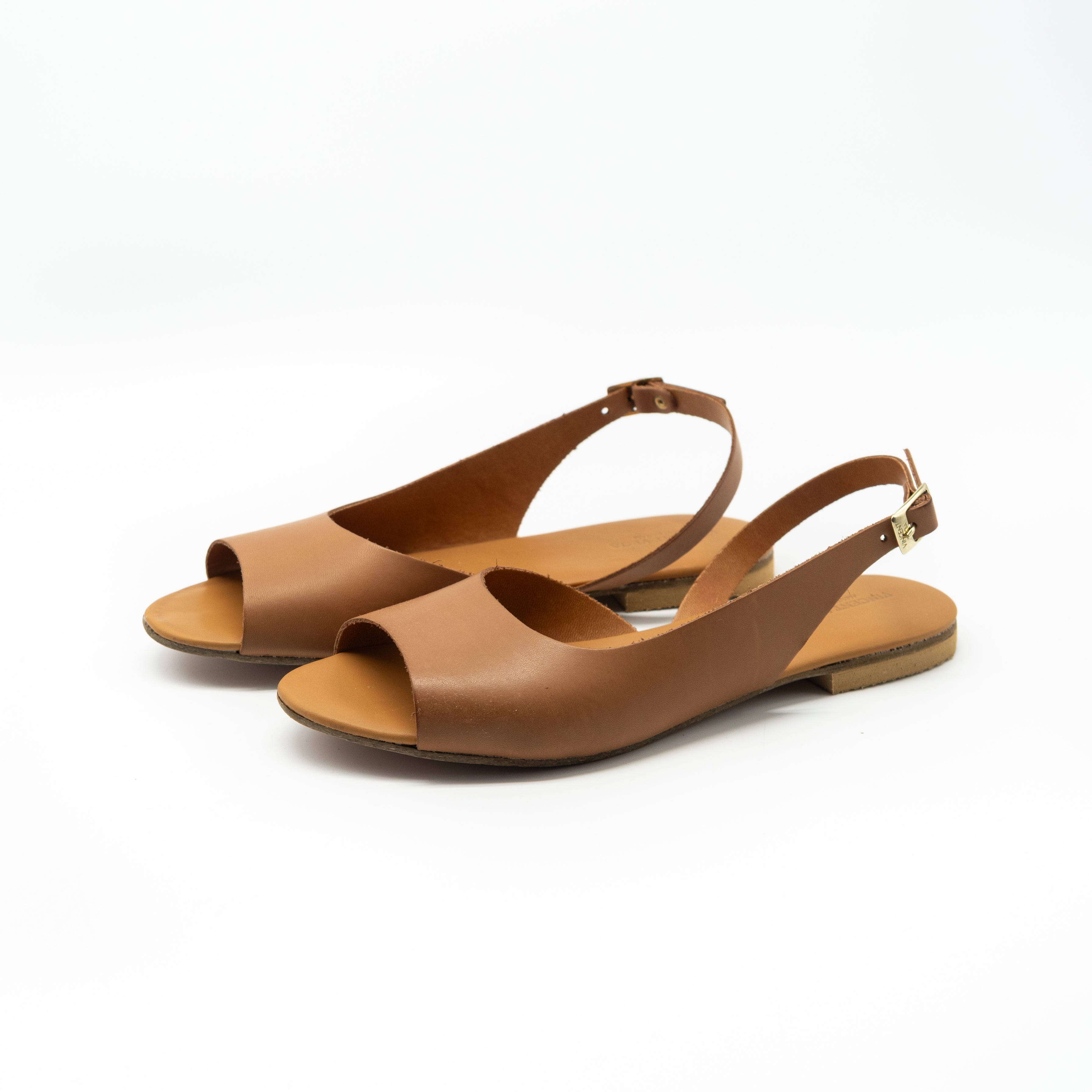 VINCENT VEGA - SANDALO SLINGBACK CUOIO