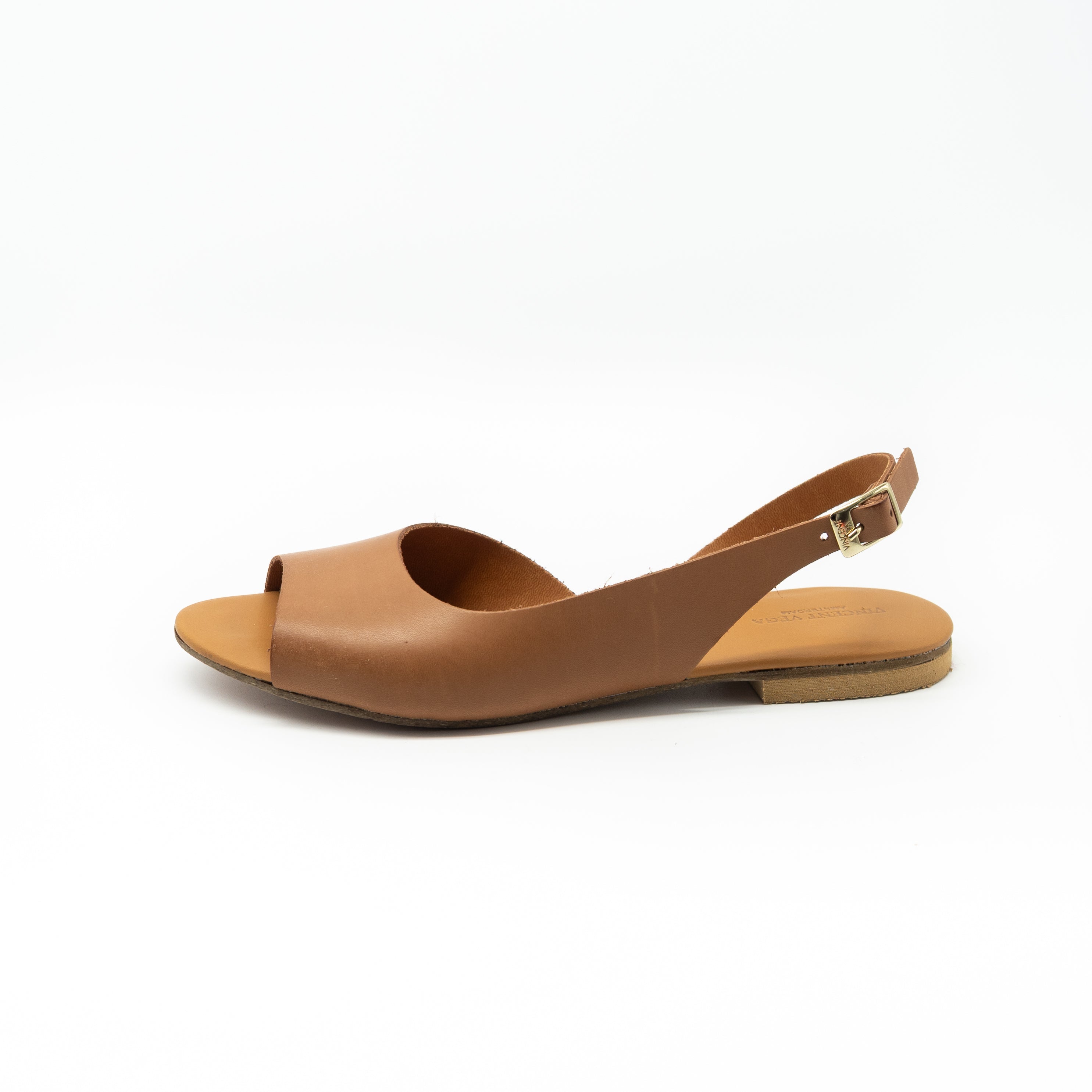 VINCENT VEGA - SANDALO SLINGBACK CUOIO