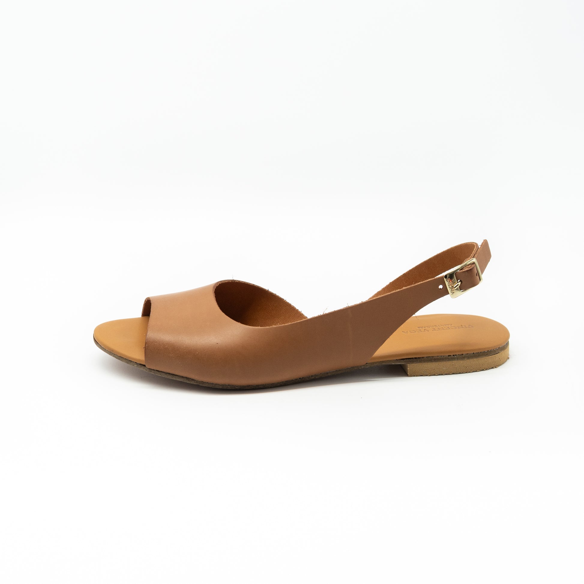 VINCENT VEGA - SANDALO SLINGBACK CUOIO