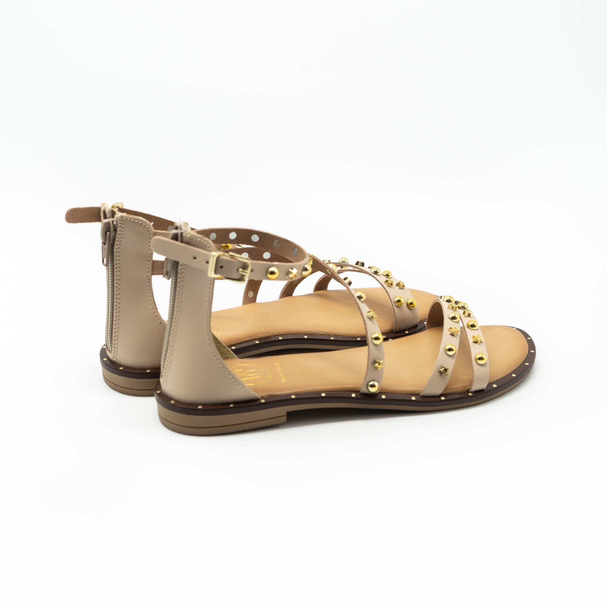 18+ - SANDALO BORCHIE BEIGE