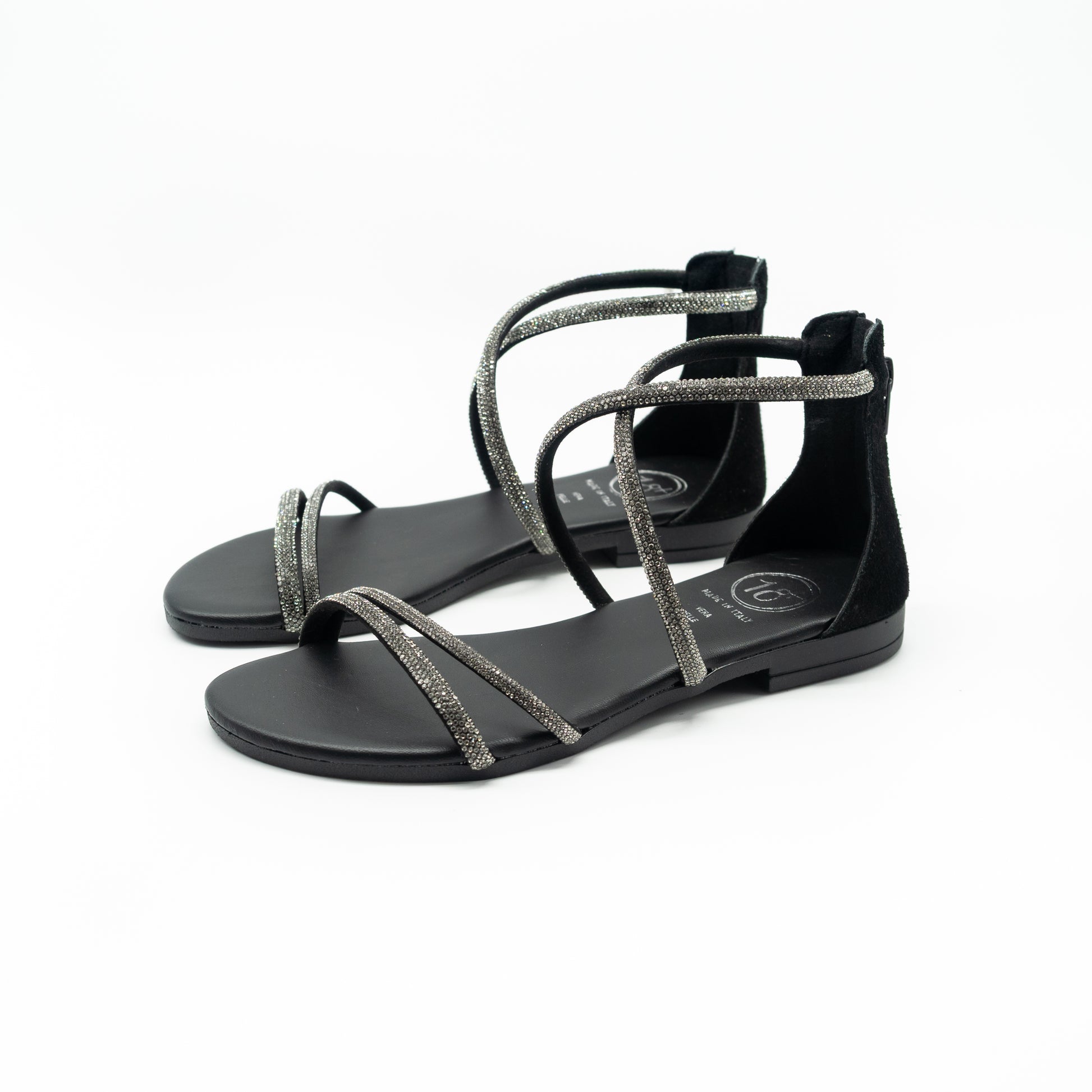 18+ - SANDALO STRASS BLACK