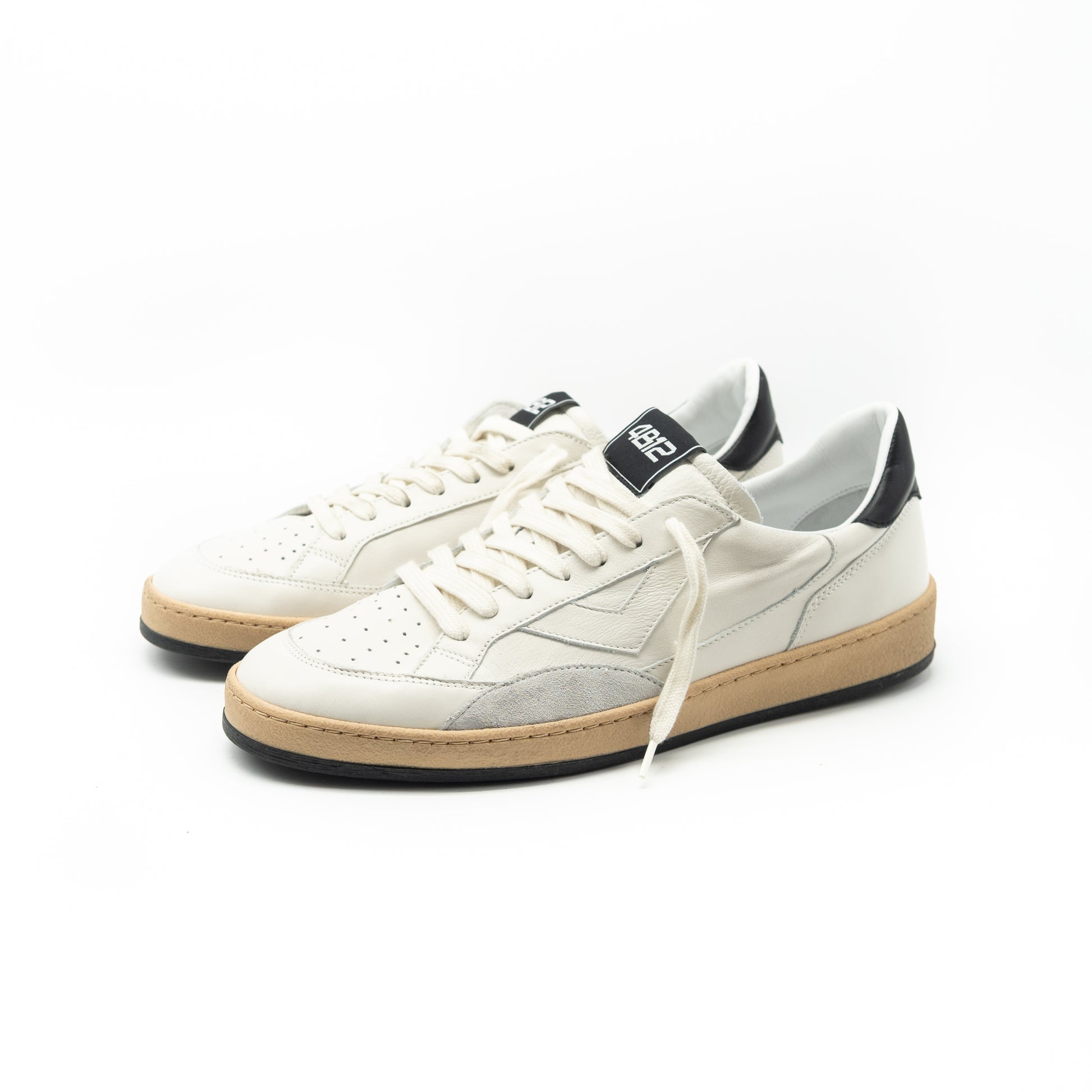 4B12- SNEAKERS PLAY NEW WHITE BLACK