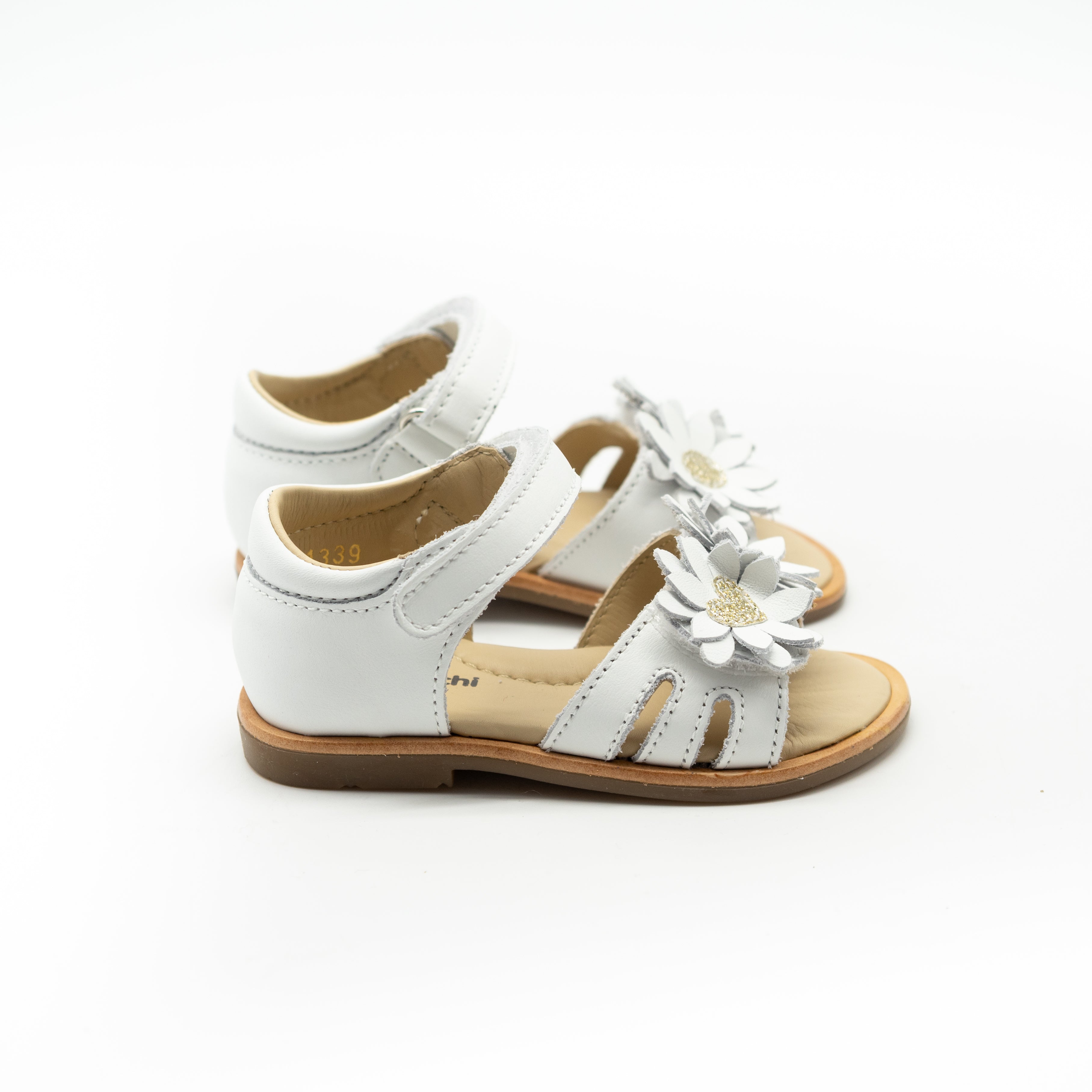 BALOCCHI - SANDALO PARIS BIANCO FIORE