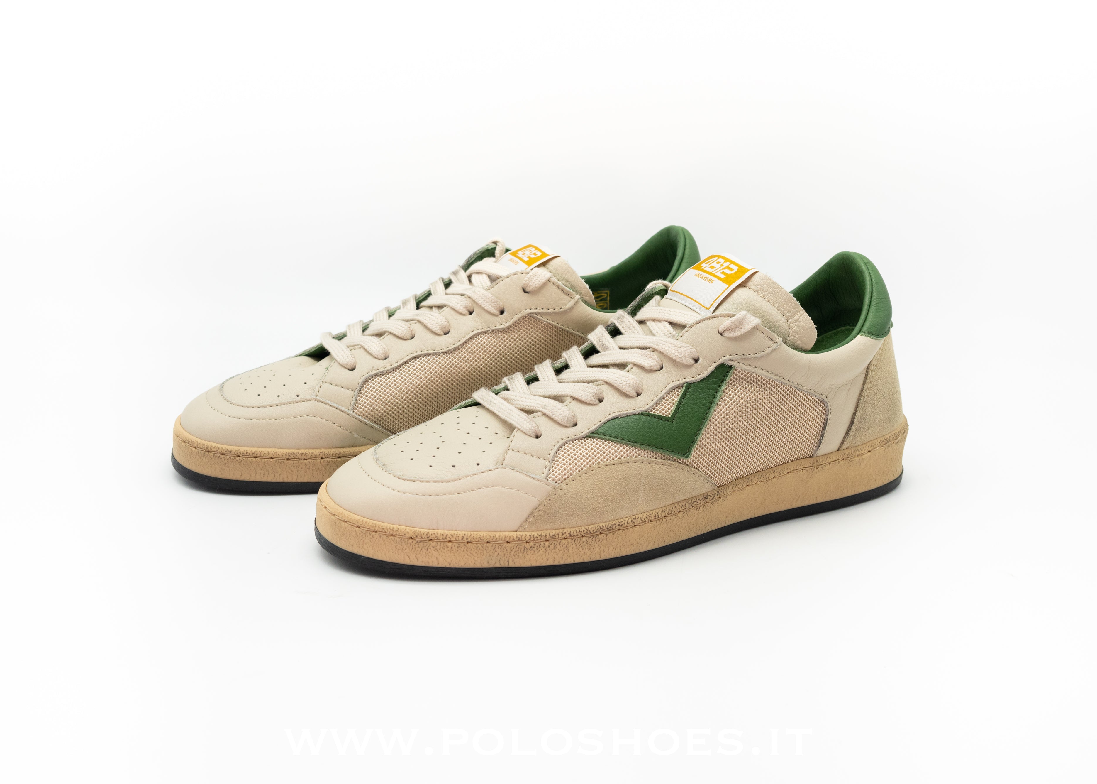 4B12 - PLAY NEW SNEAKERS BEIGE VERDE