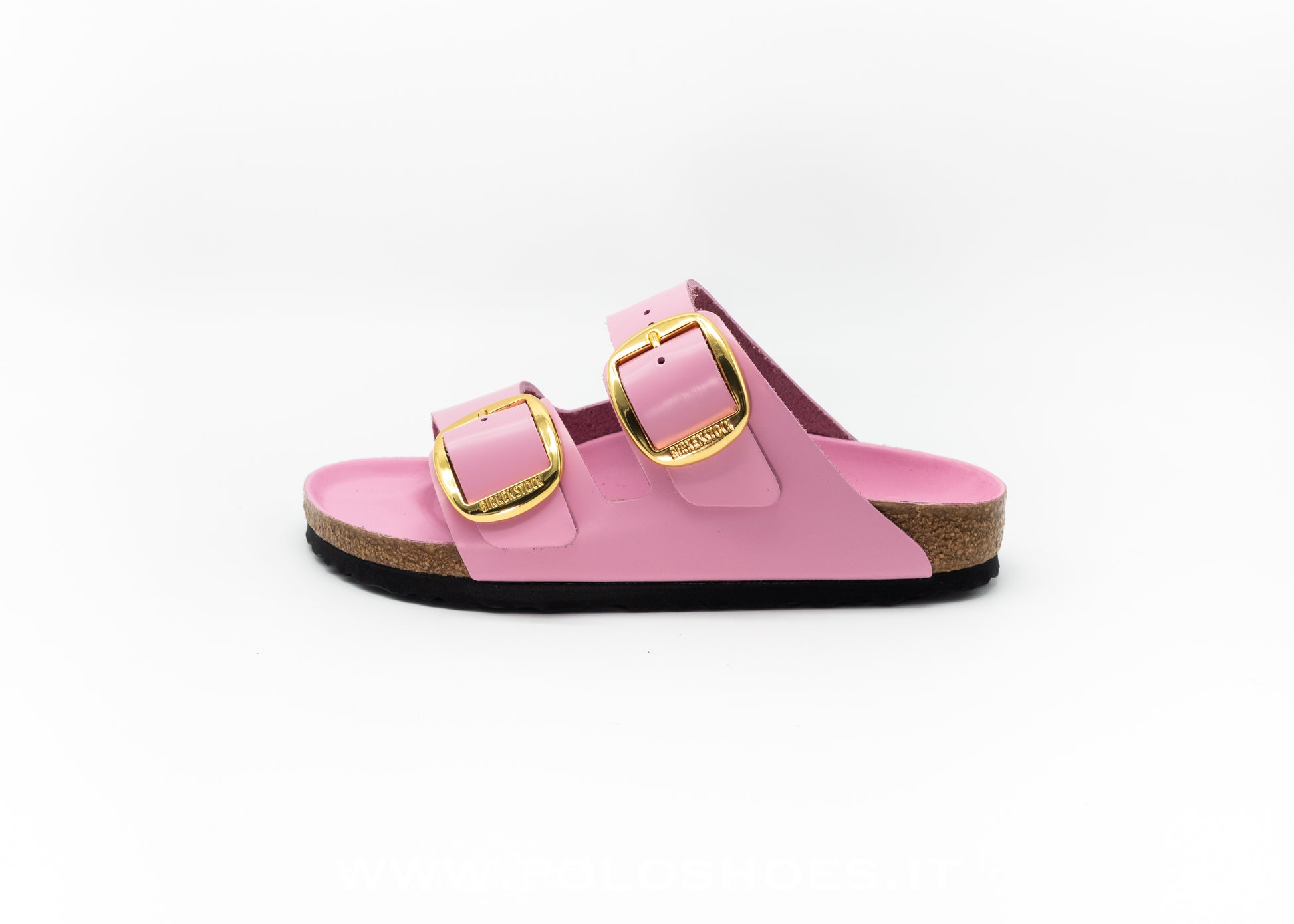 BIRKENSTOCK - ARIZONA BIG BUCKLE HIGH-SHINE FONDANT PINK