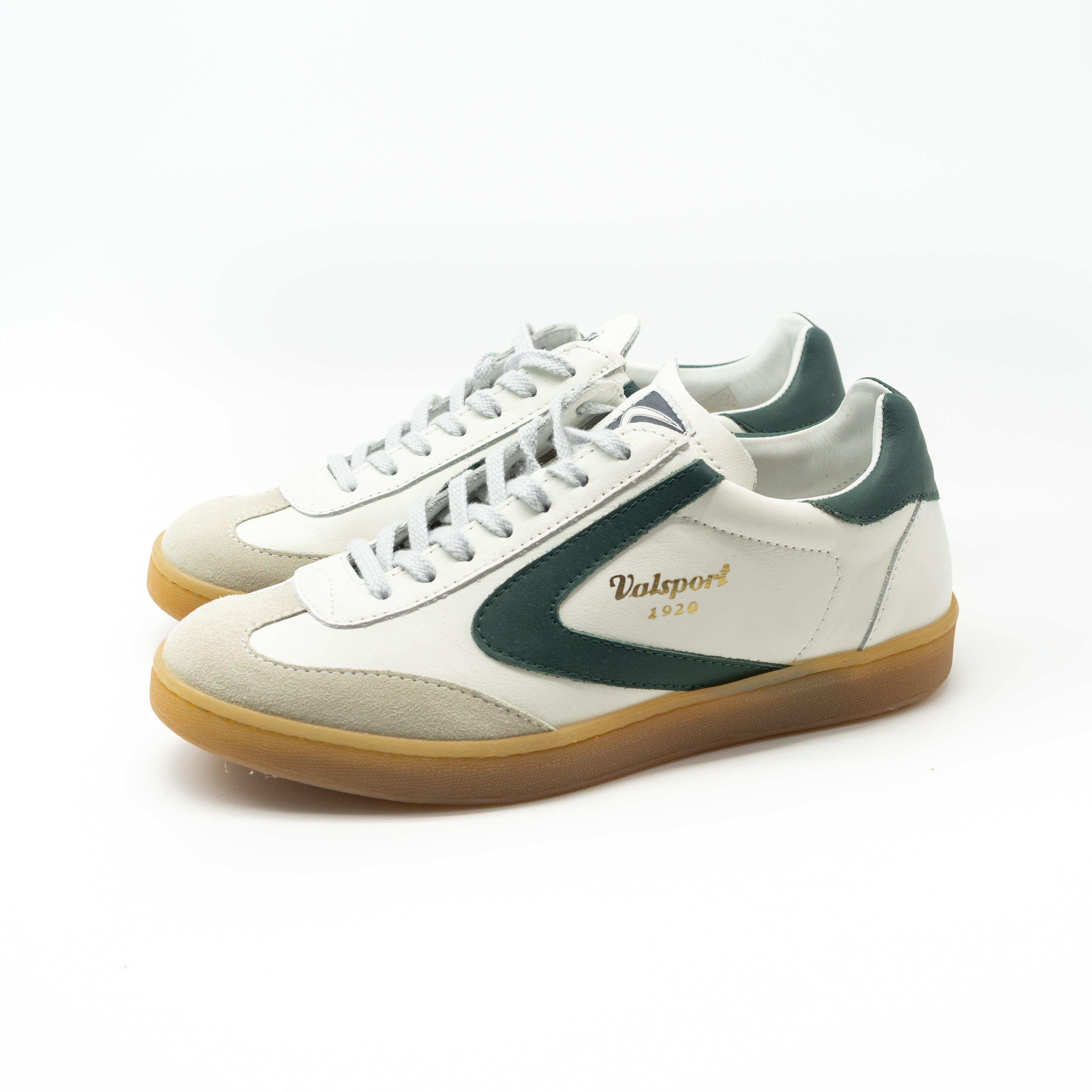 VALSPORT - OLIMPIA LEATHER SUEDE BIANCO VERDE