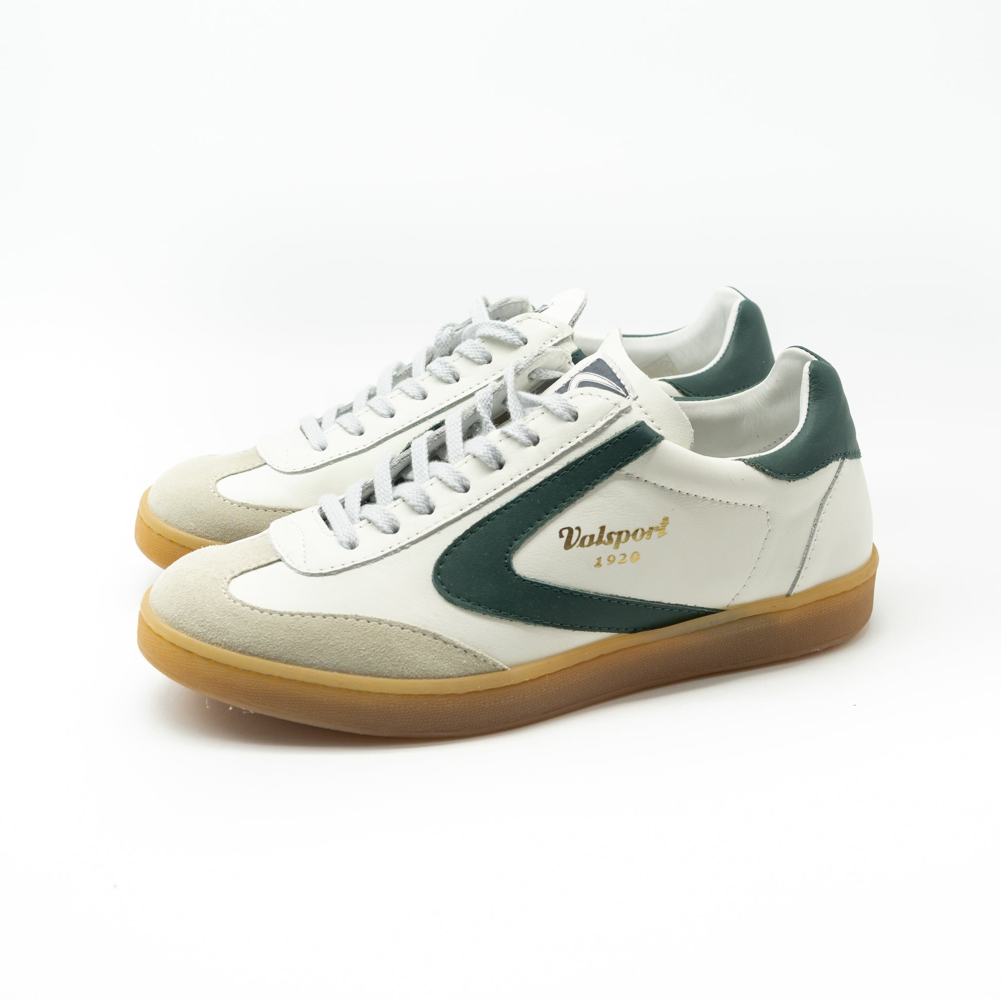 VALSPORT - OLIMPIA LEATHER SUEDE BIANCO VERDE