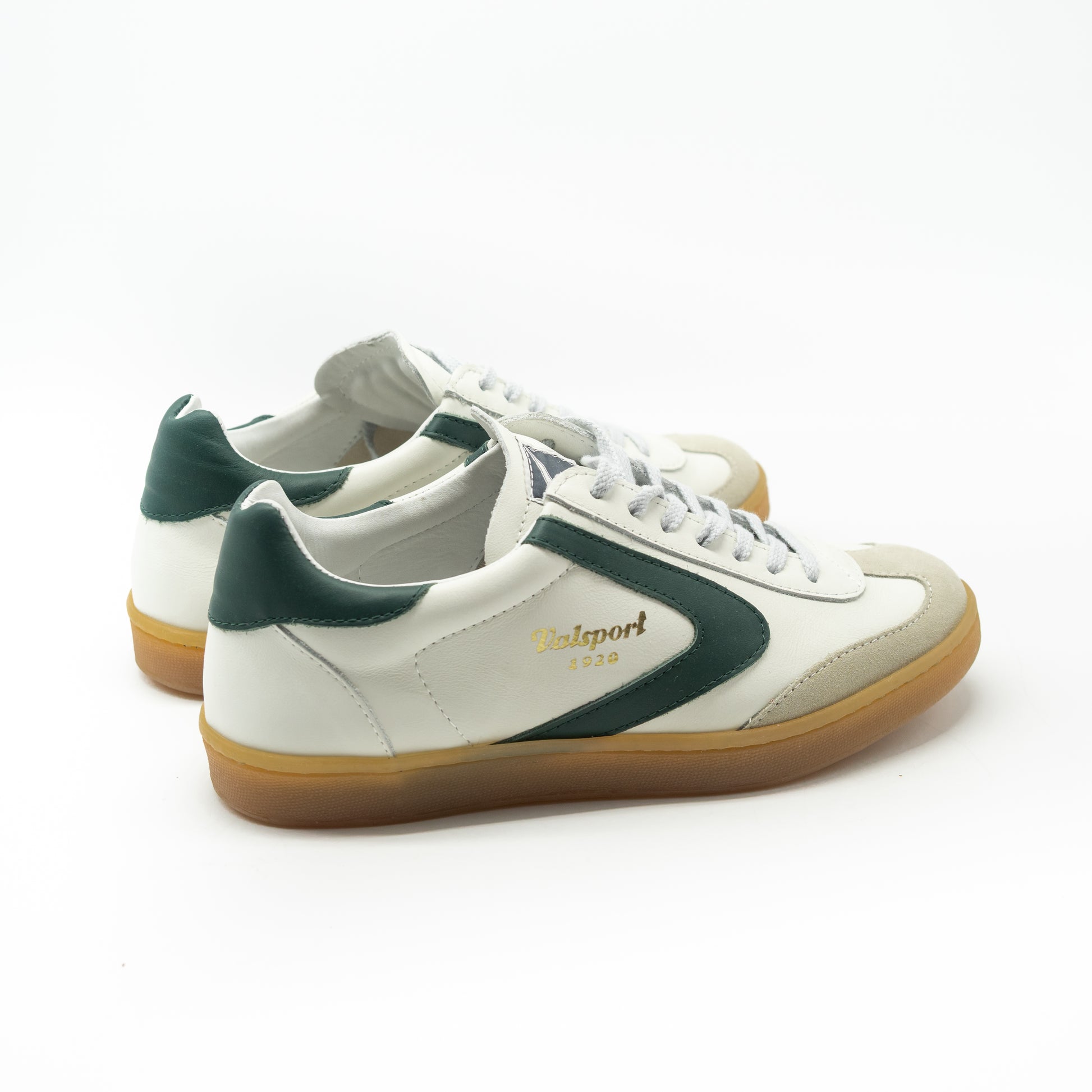 VALSPORT - OLIMPIA LEATHER SUEDE BIANCO VERDE