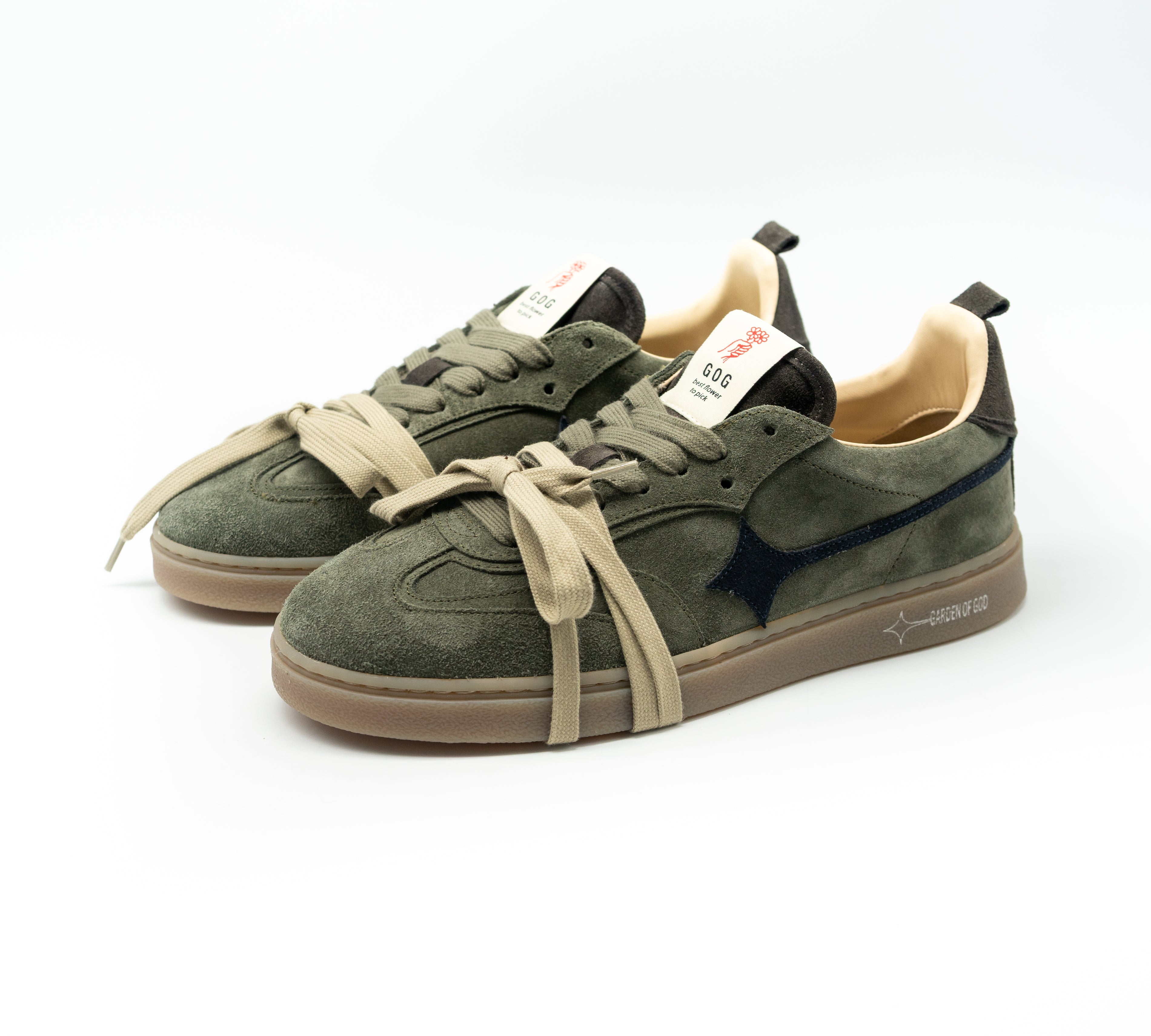 GARDEN OF GOD - EARTH SUEDE OLIVE