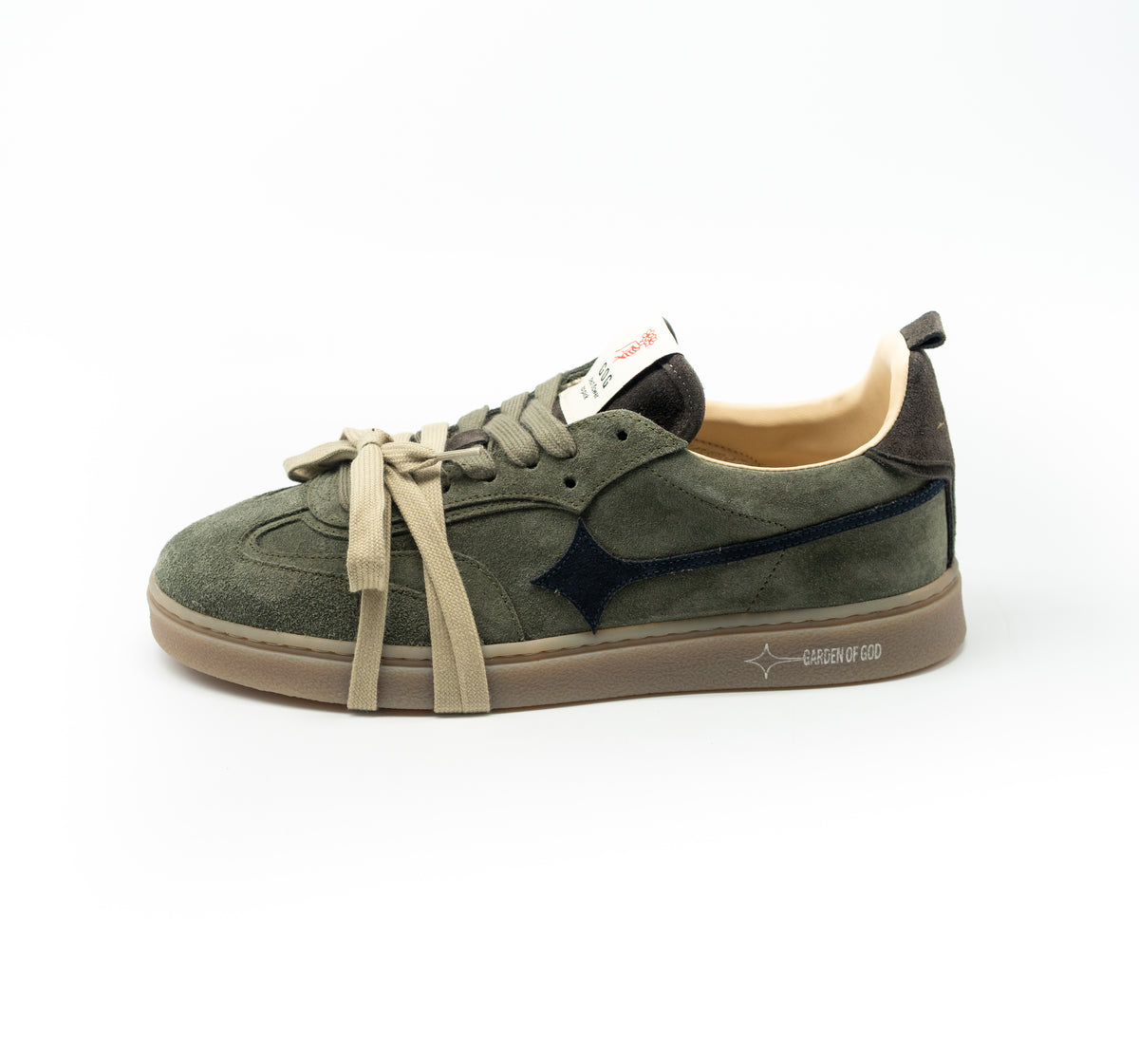 GARDEN OF GOD - EARTH SUEDE OLIVE