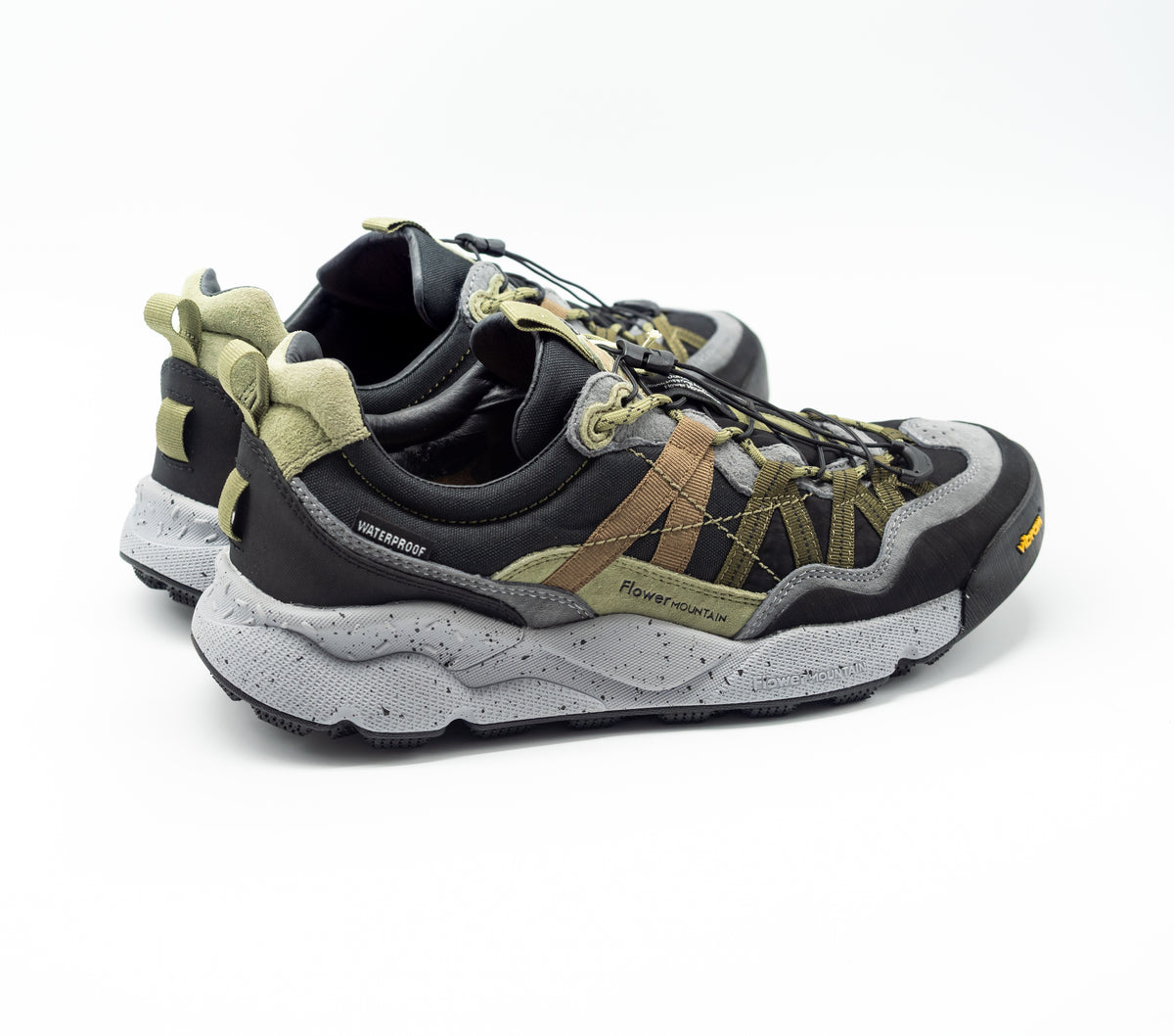 FLOWER MOUNTAIN - IWANO 2 WATERPROOF ANTHRACITE DARK GREY OLIVE