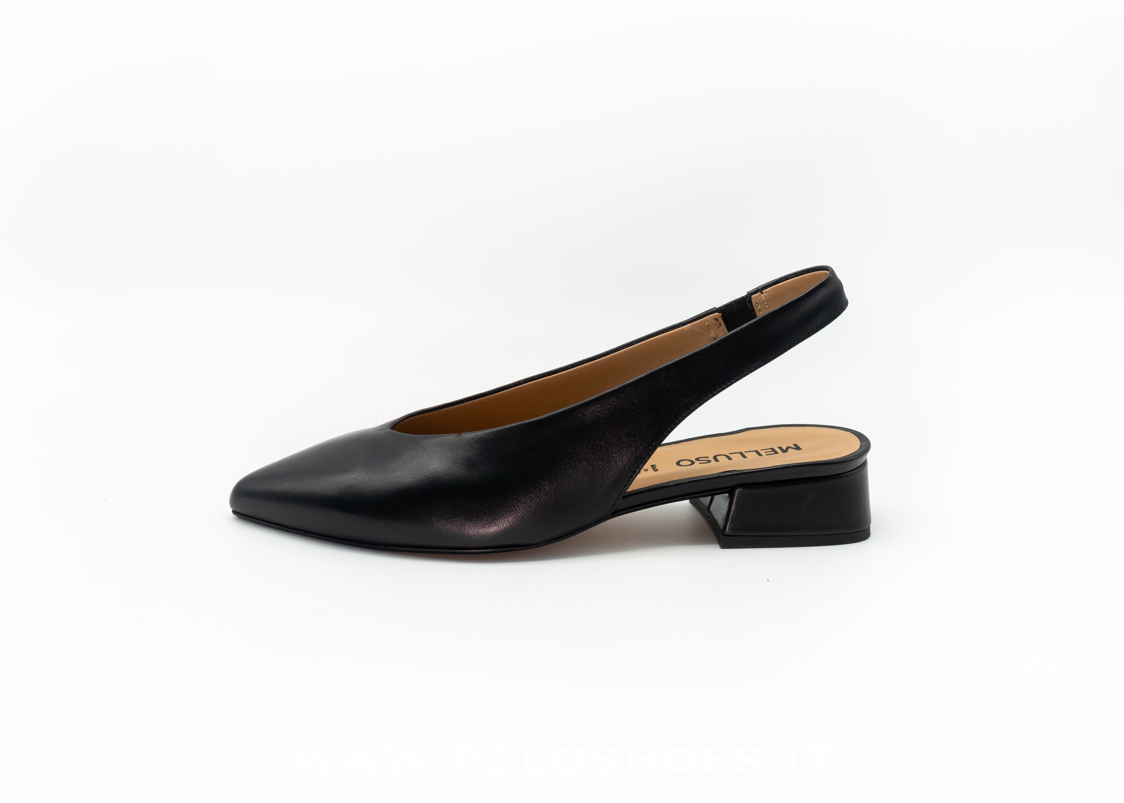 MELLUSO - SANEL PELLE MORBIDA  BLACK
