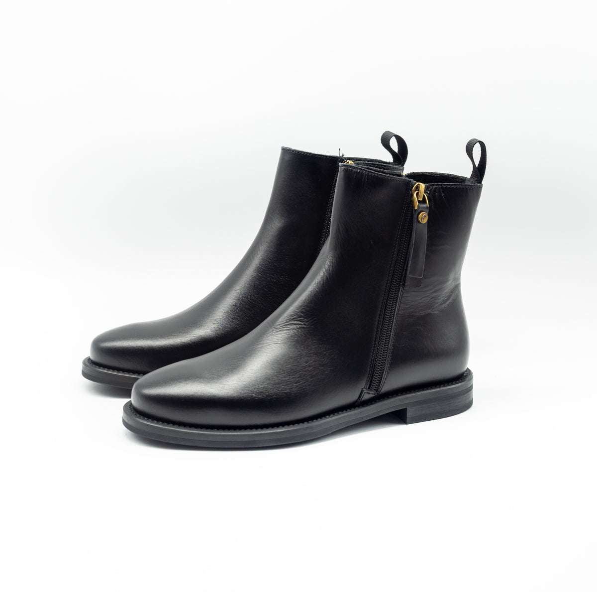 FRAU - STIVALETTO ZIP BLACK