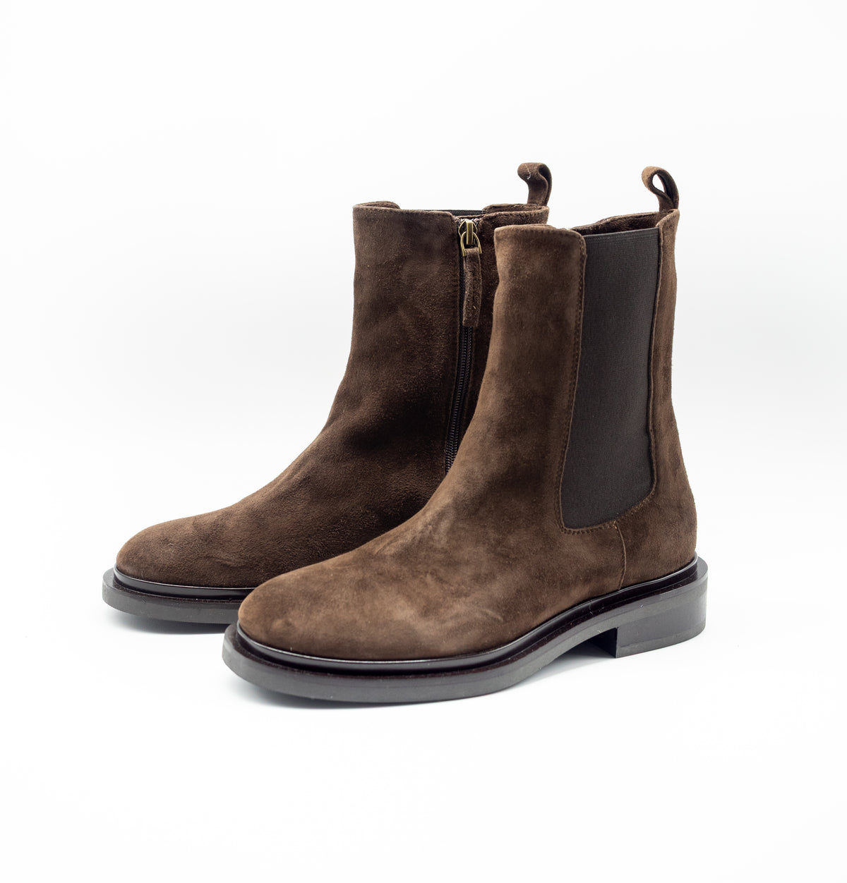 JD - STIVALETTO CAMOSCIO MORO