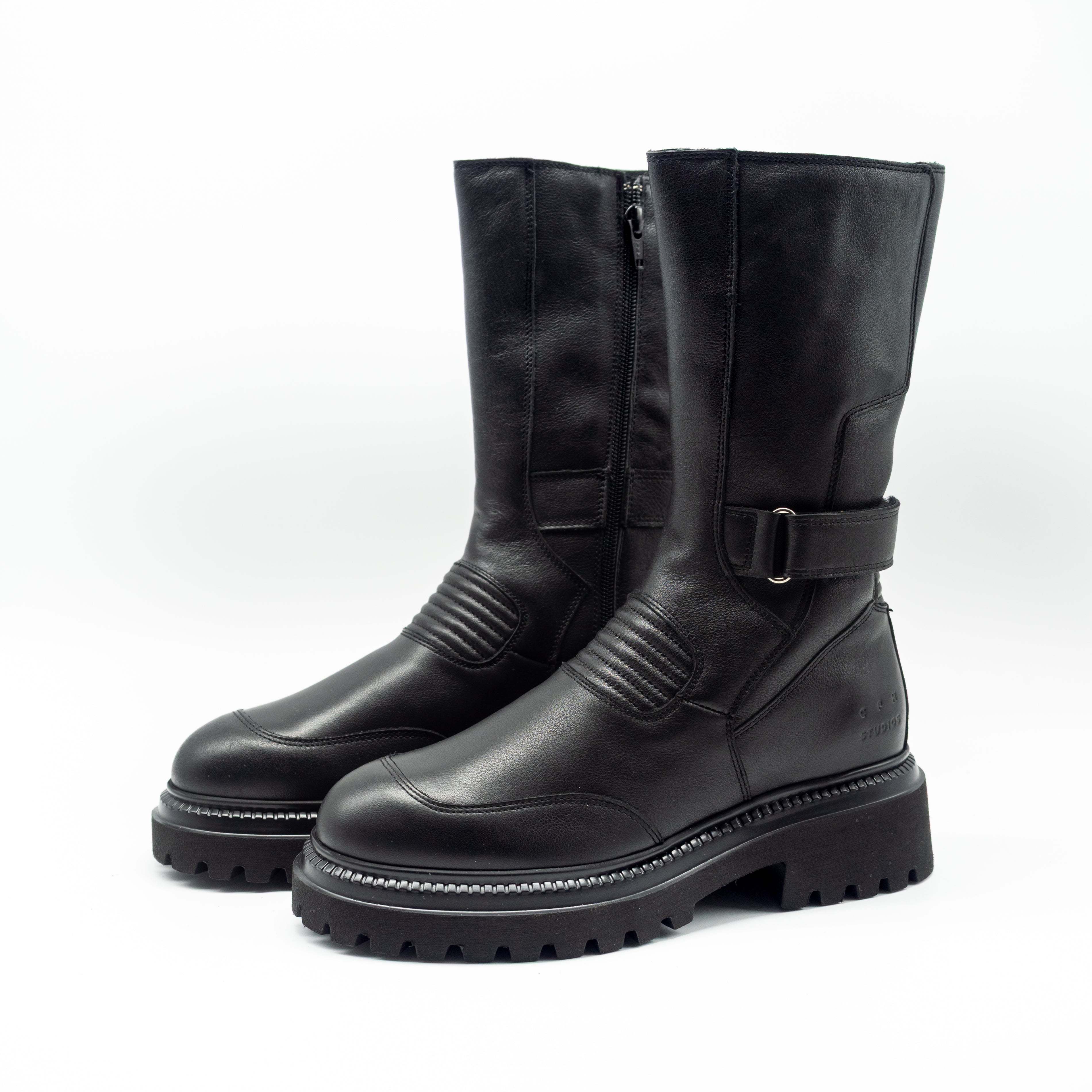 COPENHAGEN -BIKER  CPH951 LEATHER BLACK