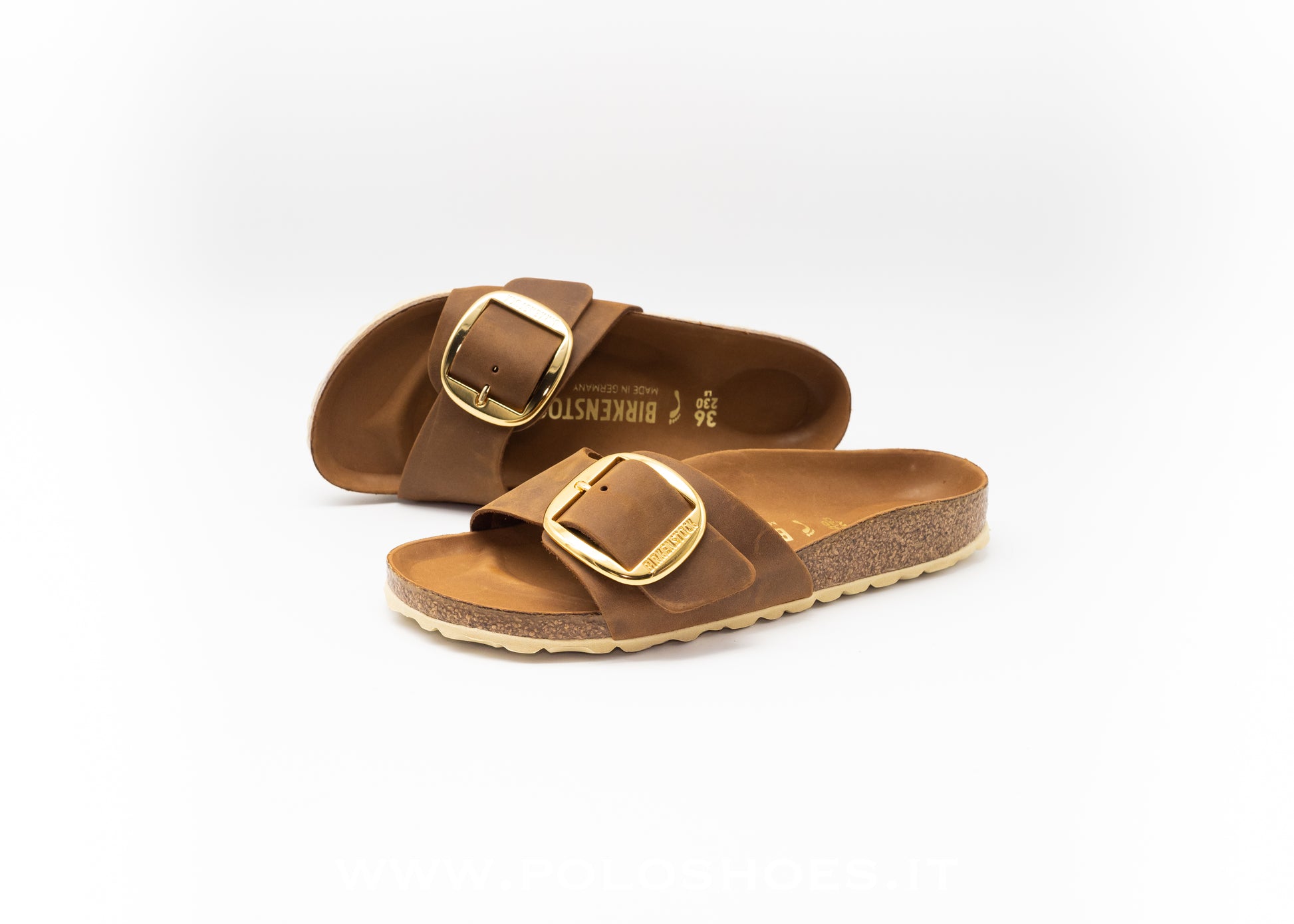 BIRKENSTOCK - MADRID BIG BUCKLE COGNAC