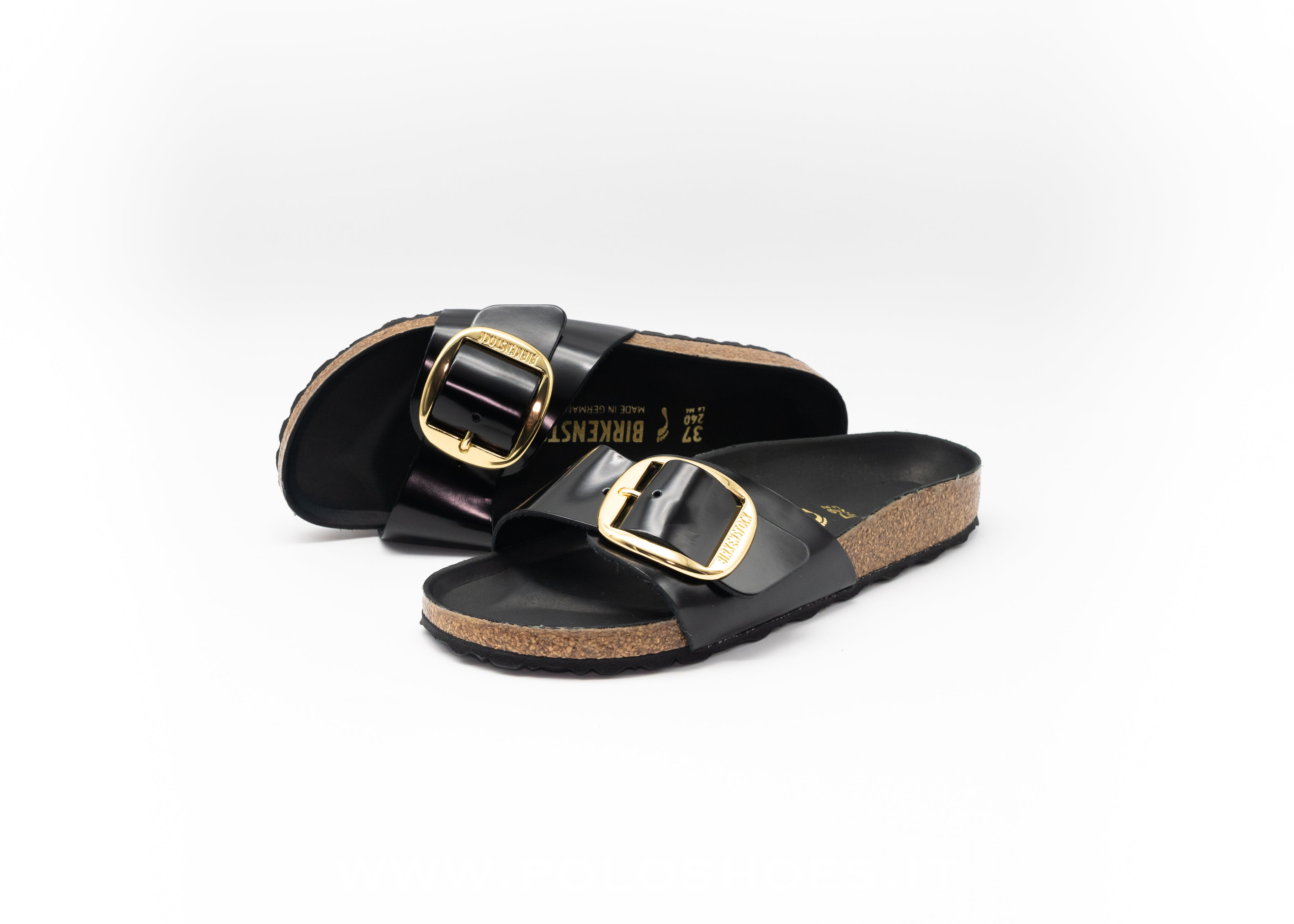 BIRKENSTOCK - MADRID BIG BUCKLE VERNICE BLACK